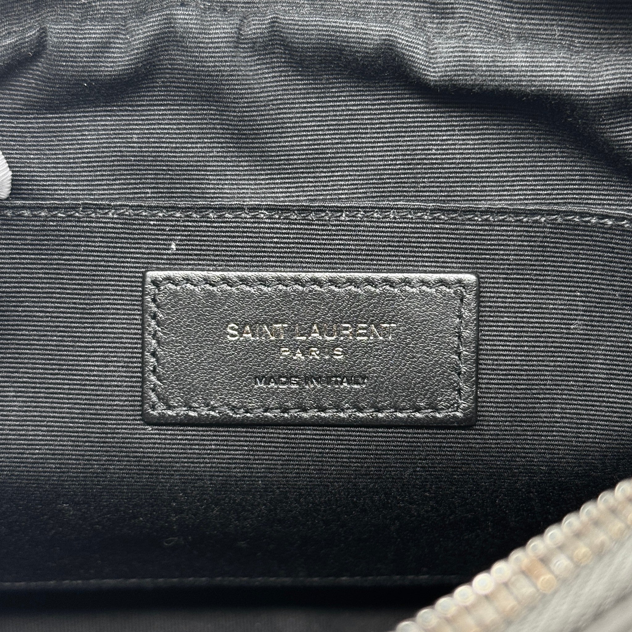 Saint Laurent Grey Lou Camera Bag