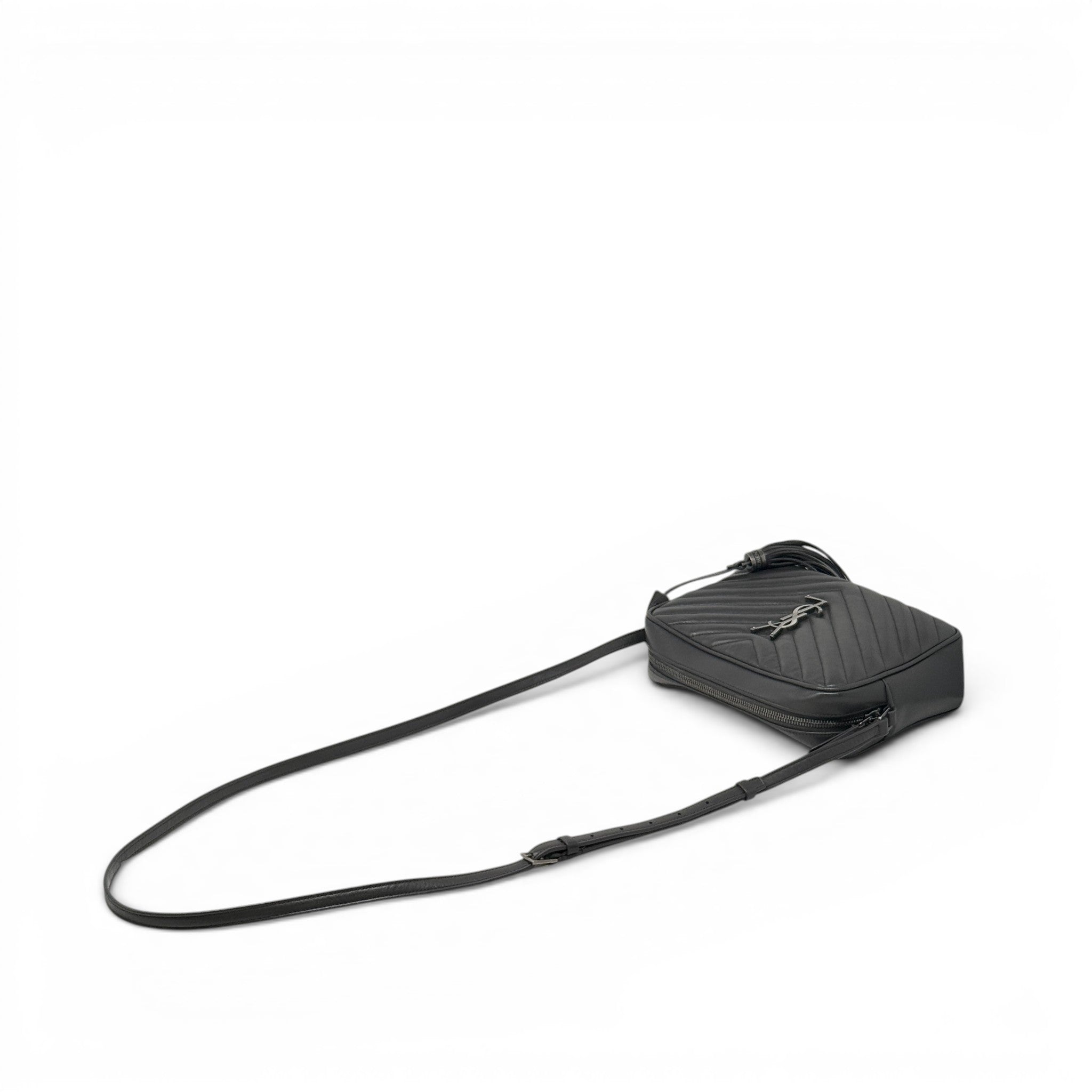 Saint Laurent Grey Lou Camera Bag