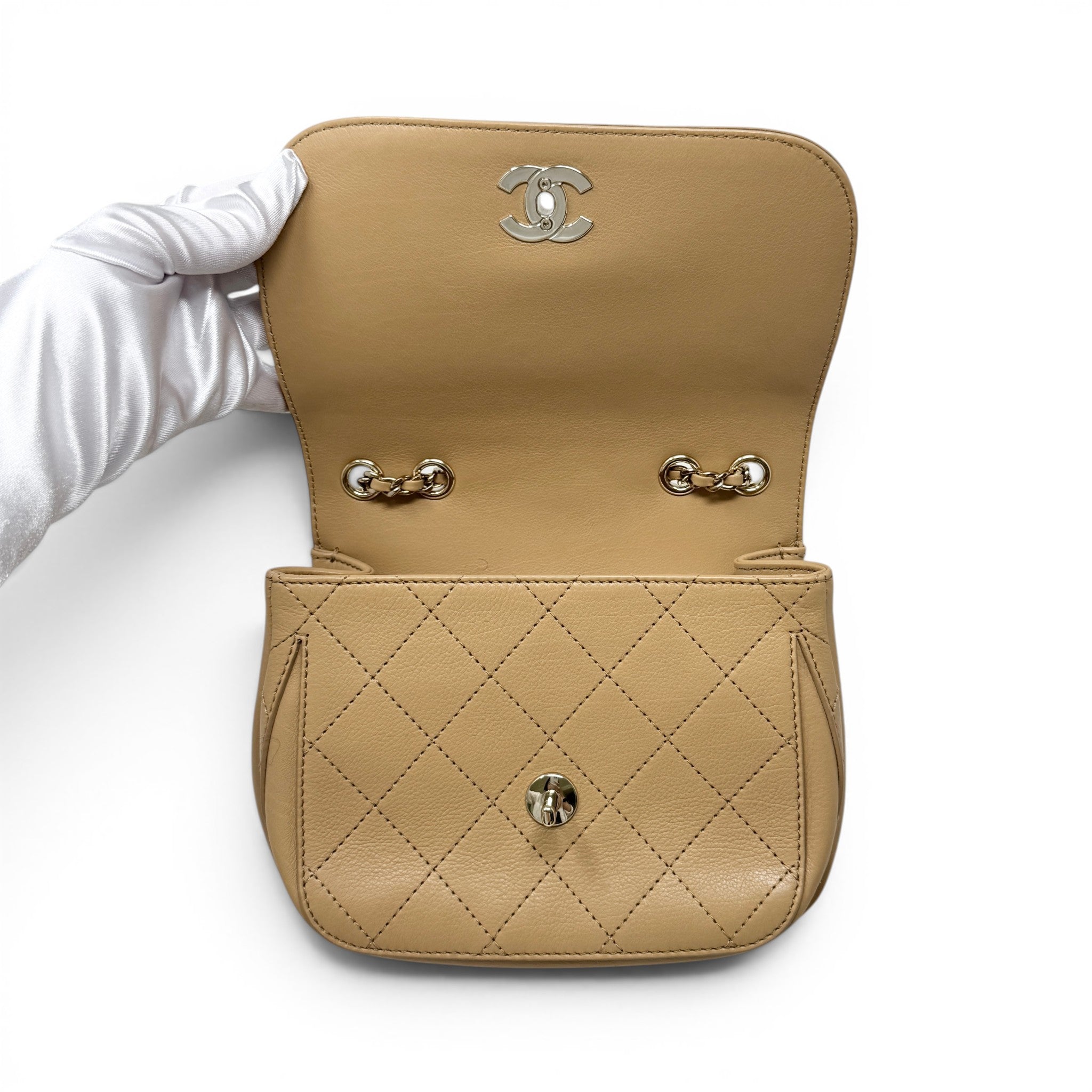 Chanel Beige Small Messenger