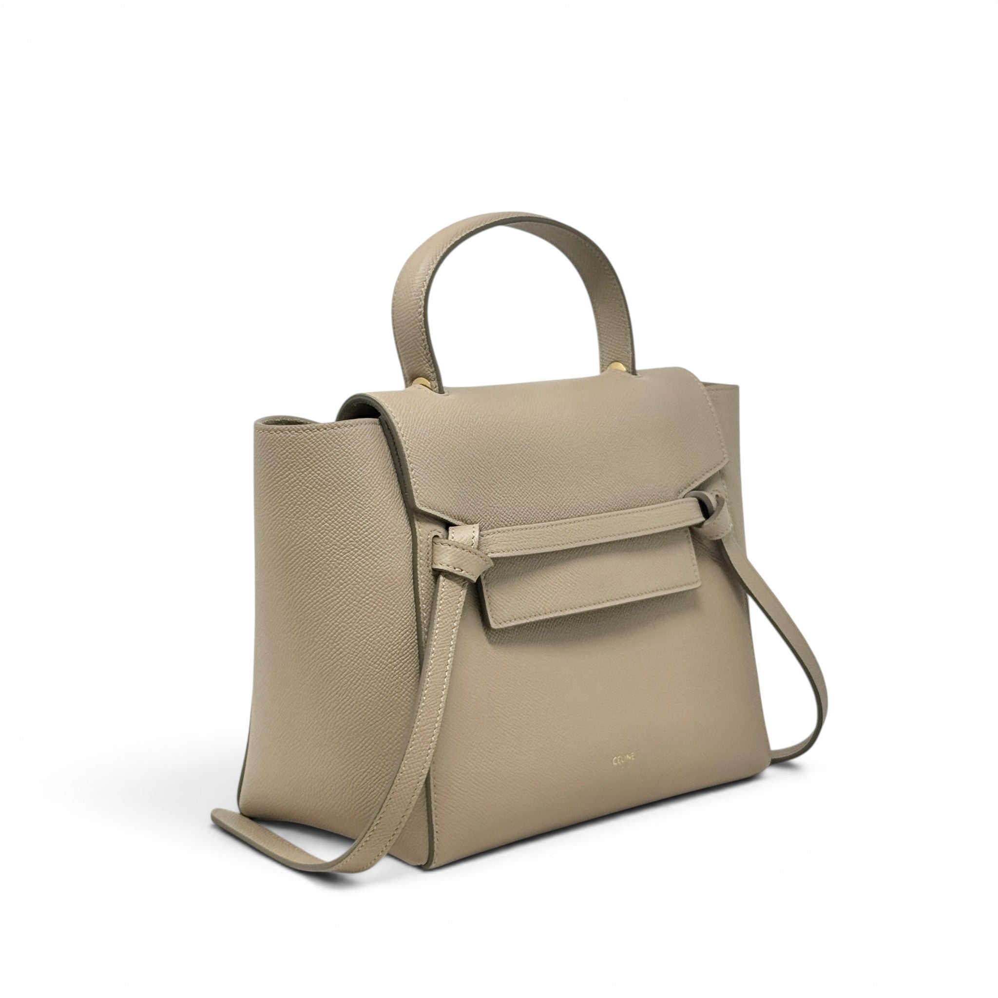 Celine Beige Micro Belt Bag