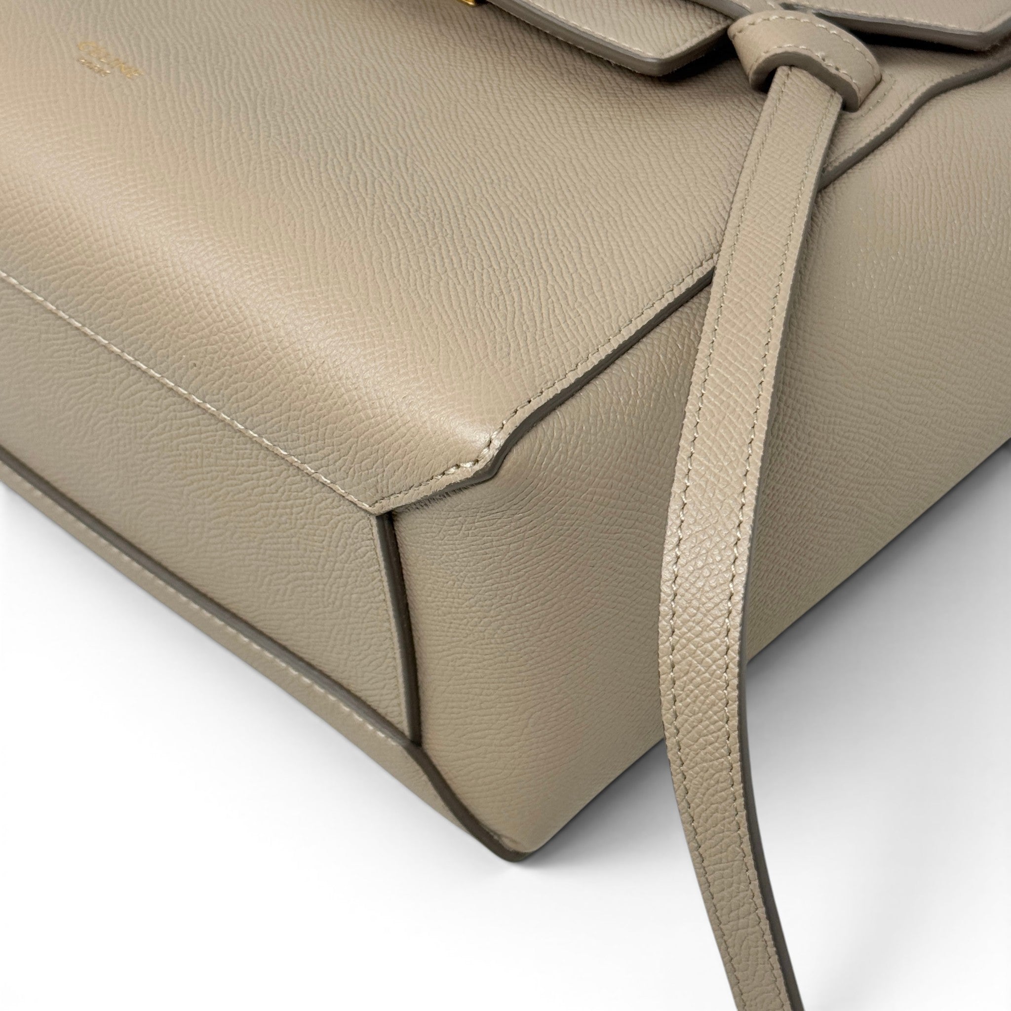 Celine Beige Micro Belt Bag