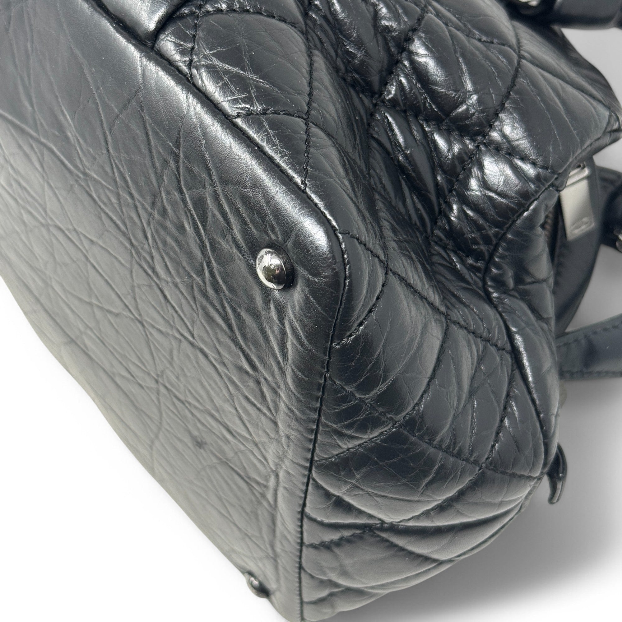 Chanel Black Lady Braid Bowler