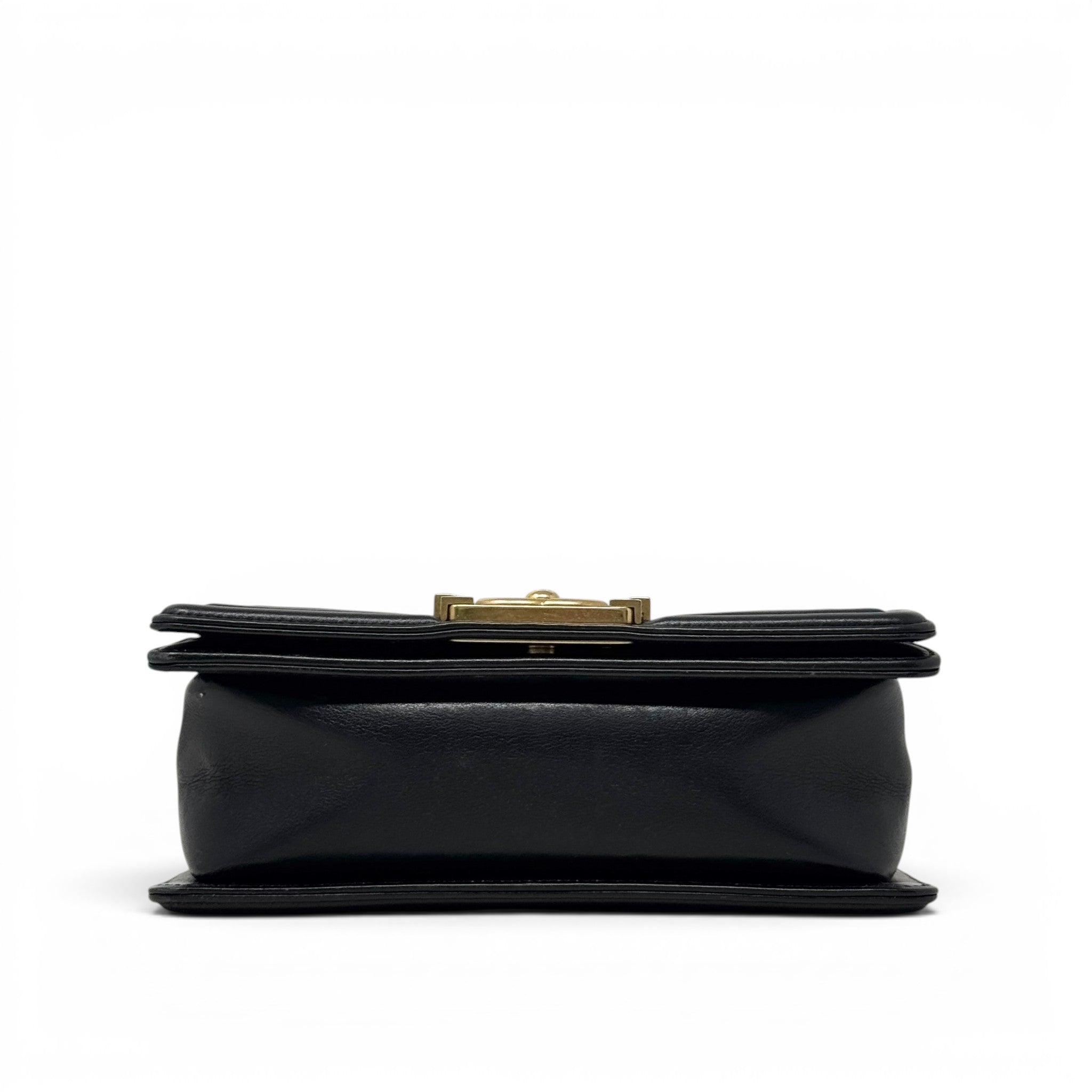 Chanel Black Calfskin Small Boy Bag