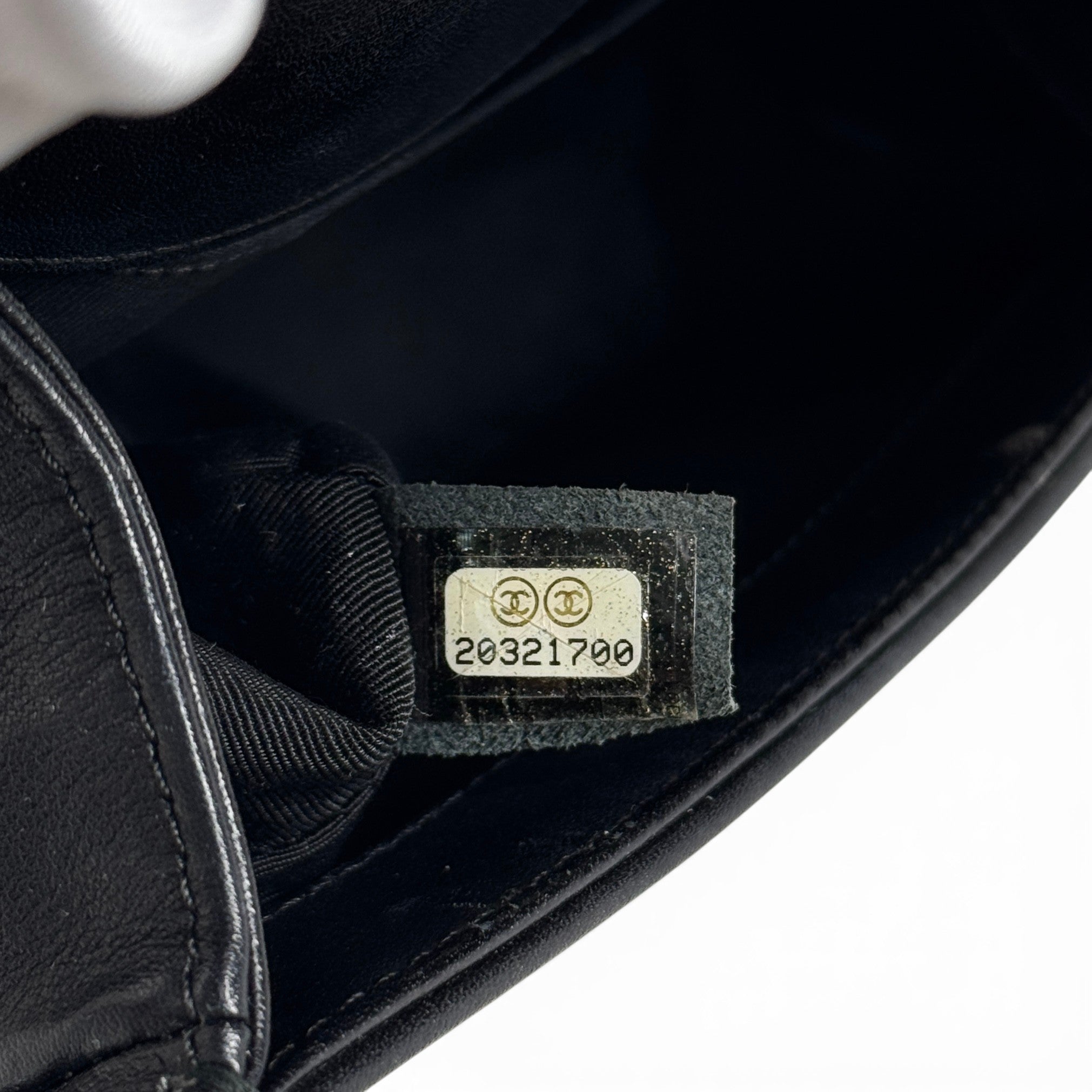 Chanel Black Calfskin Small Boy Bag