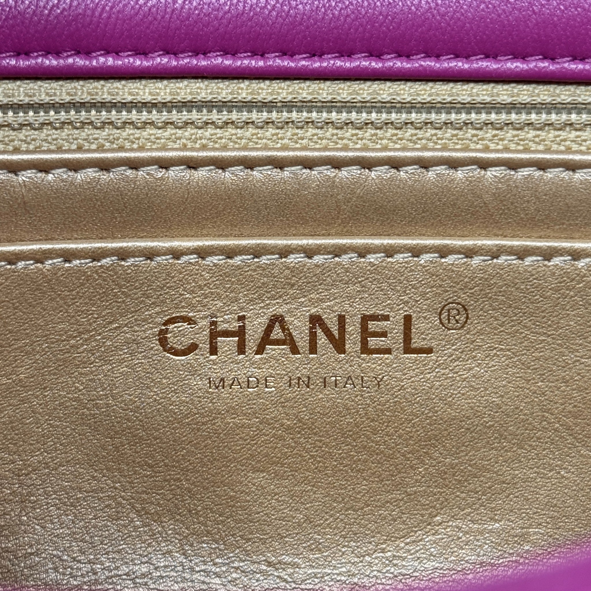 Chanel Purple Mini Pearl Crush Flap