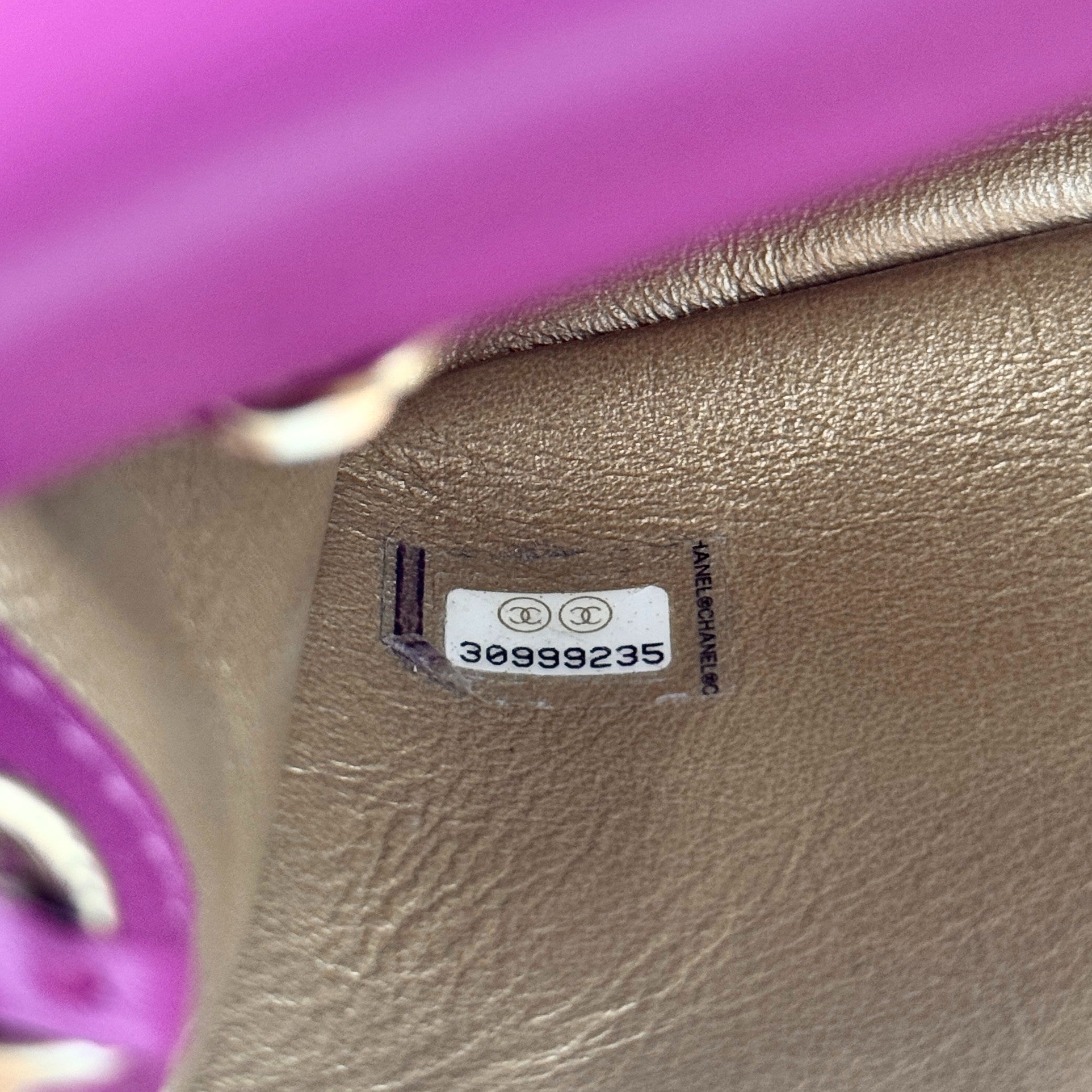 Chanel Purple Mini Pearl Crush Flap