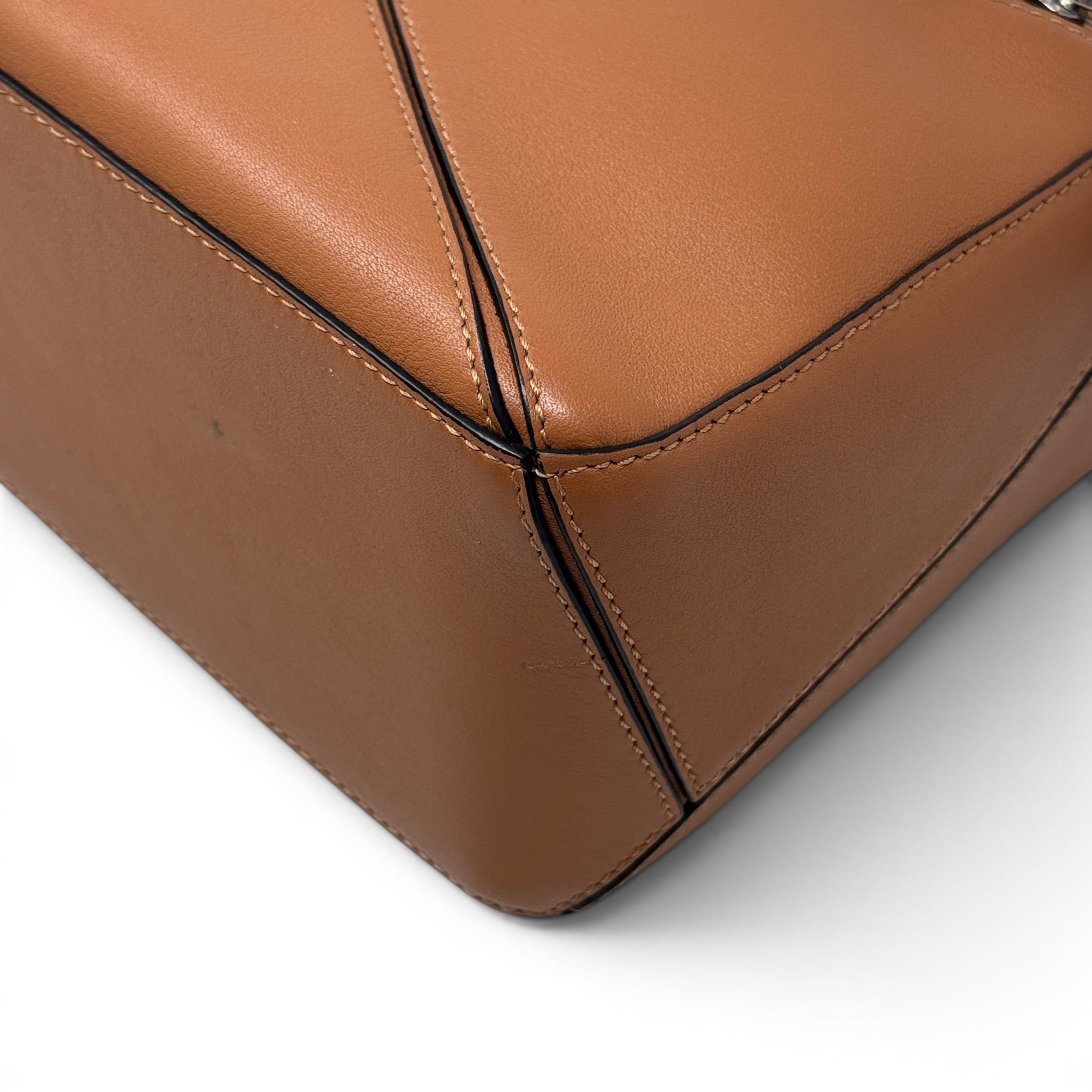 Loewe Tan Small Puzzle Edge Bag