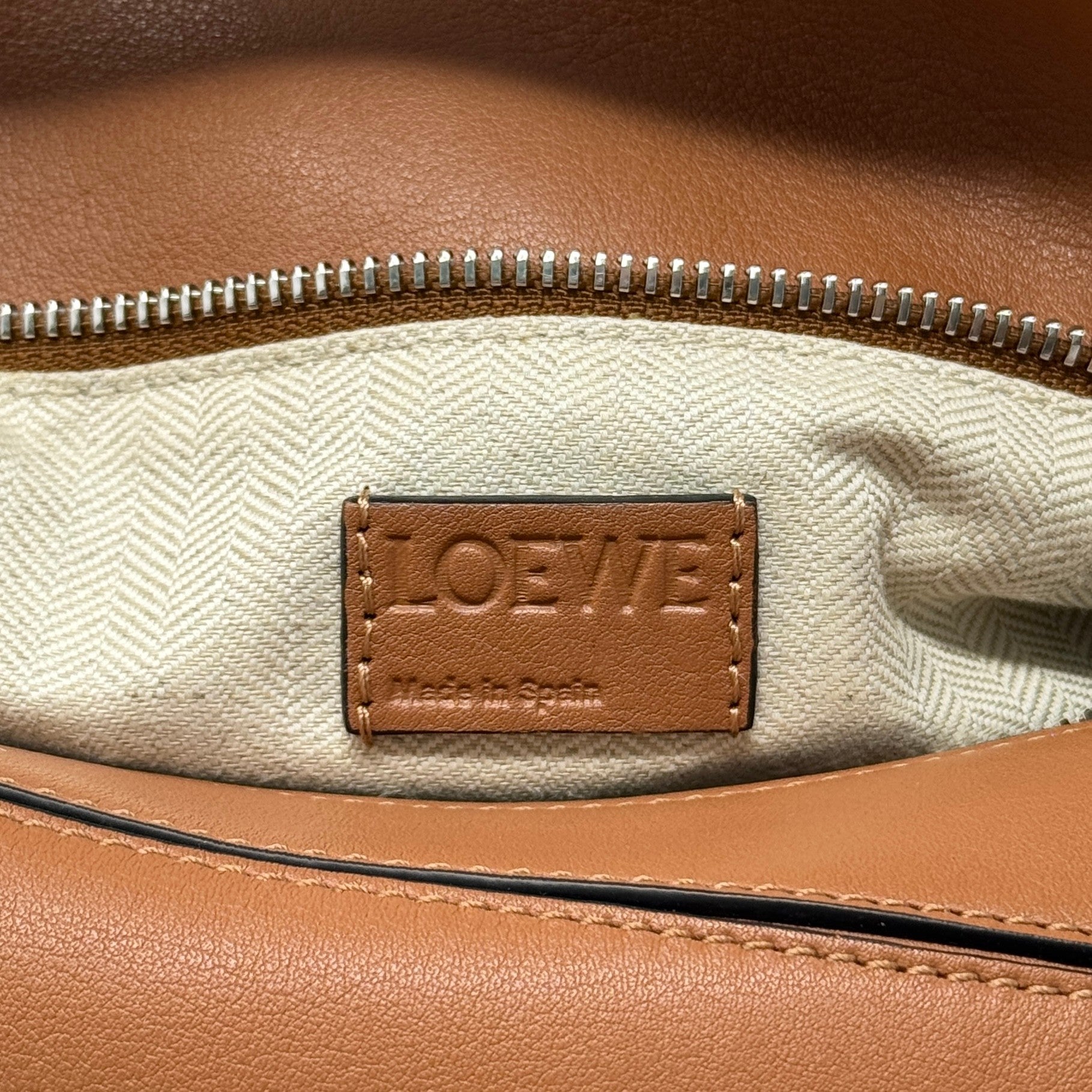 Loewe Tan Small Puzzle Edge Bag