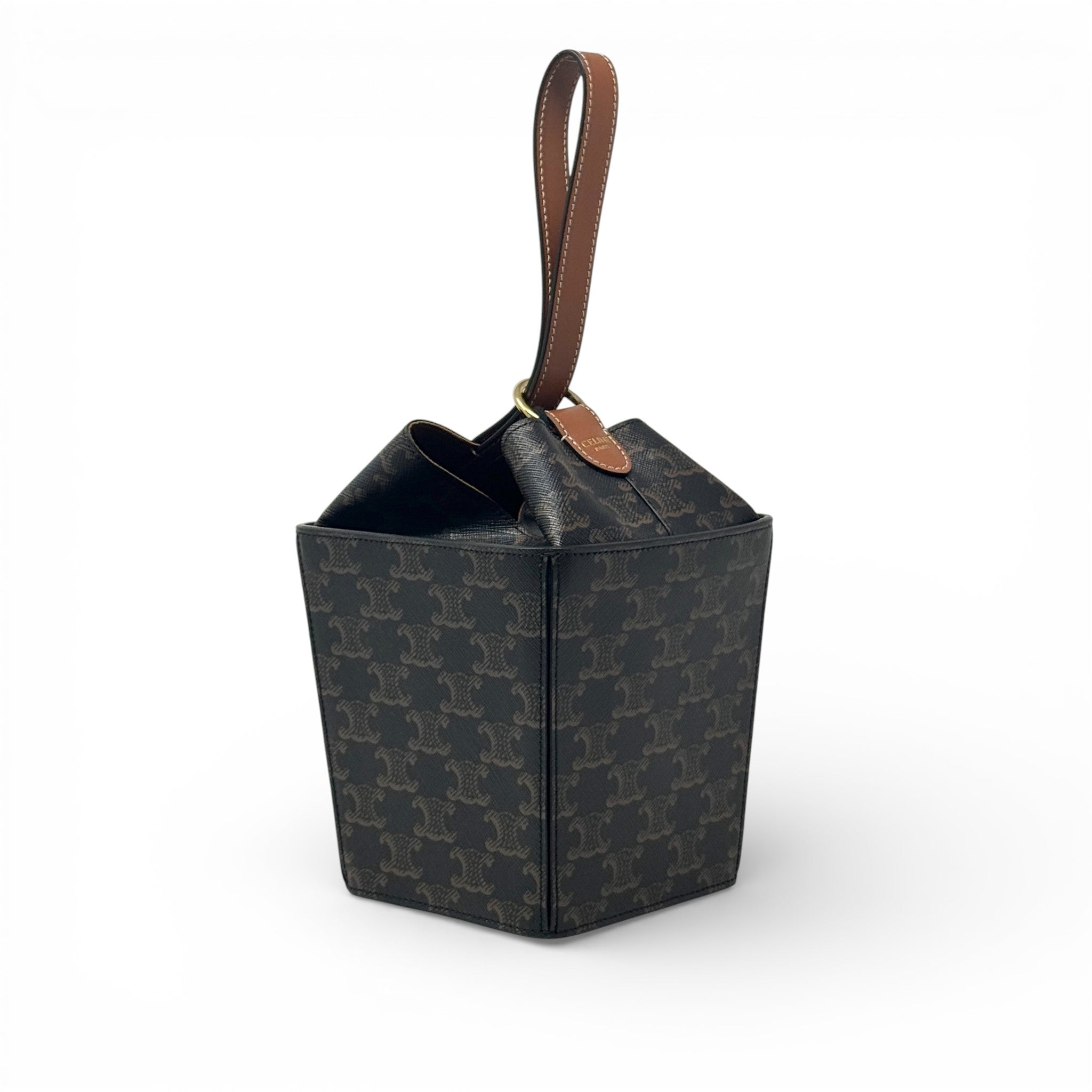 Celine Triomphe Strap Box Bag