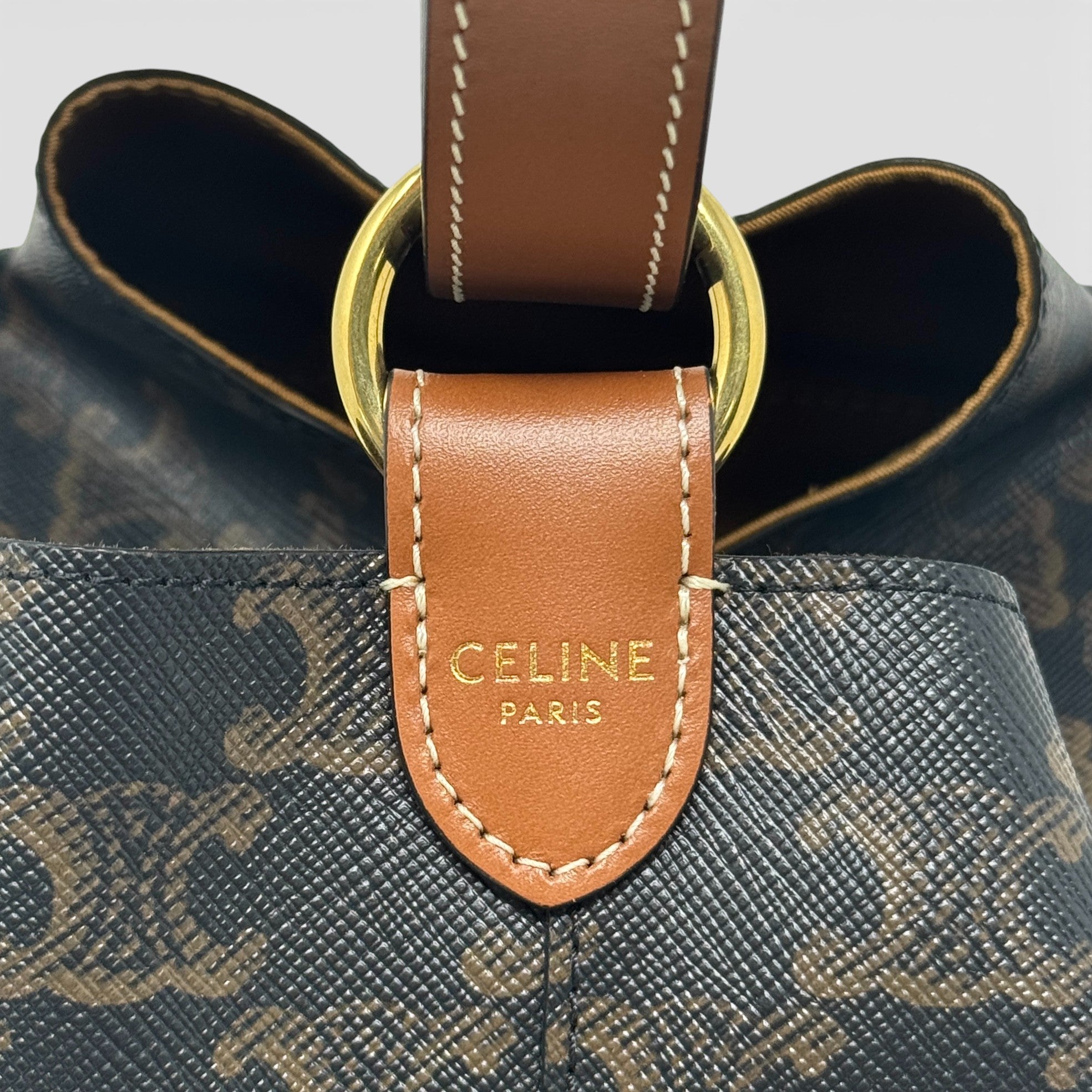 Celine Triomphe Strap Box Bag