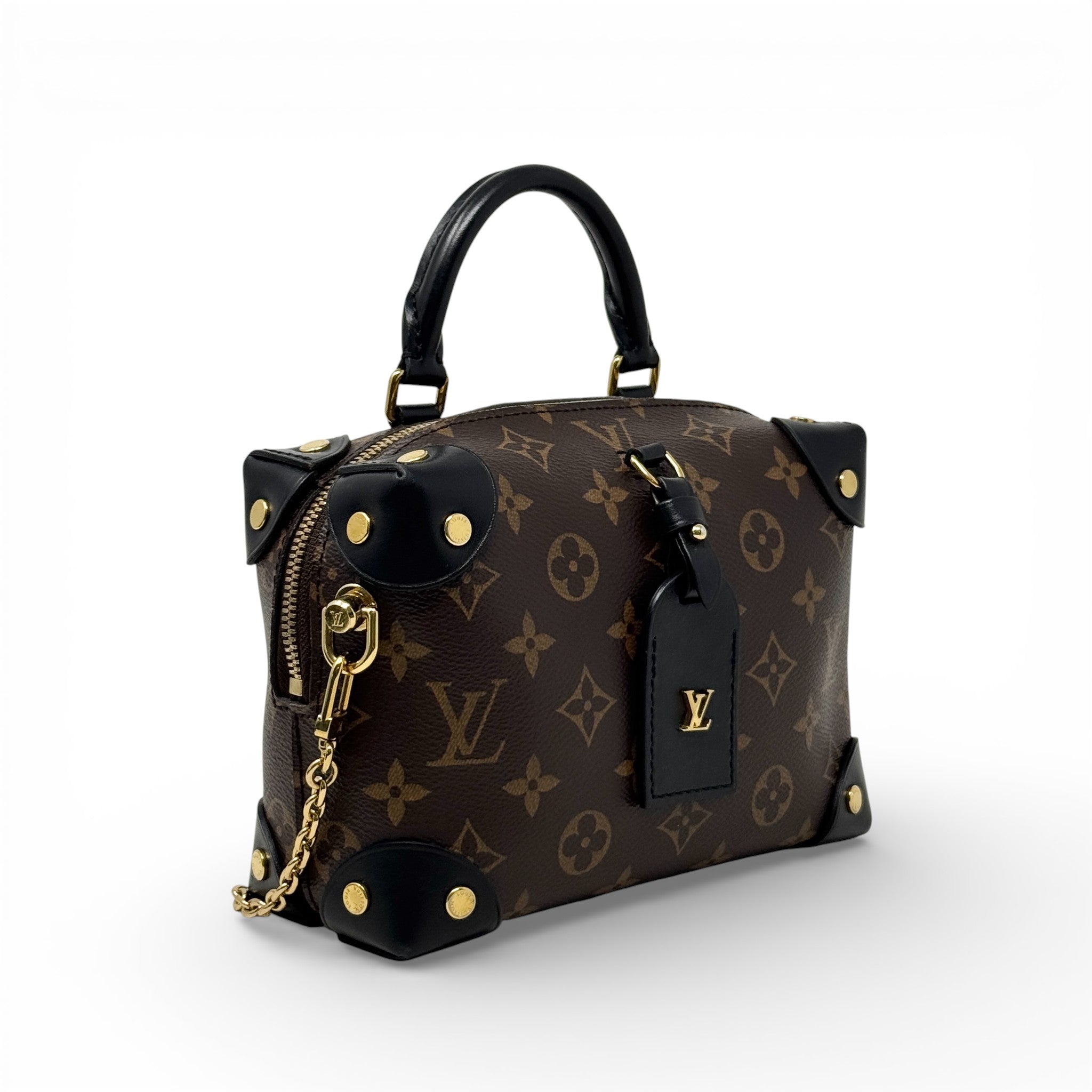 Louis Vuitton Monogram Petite Malle Souple Bag