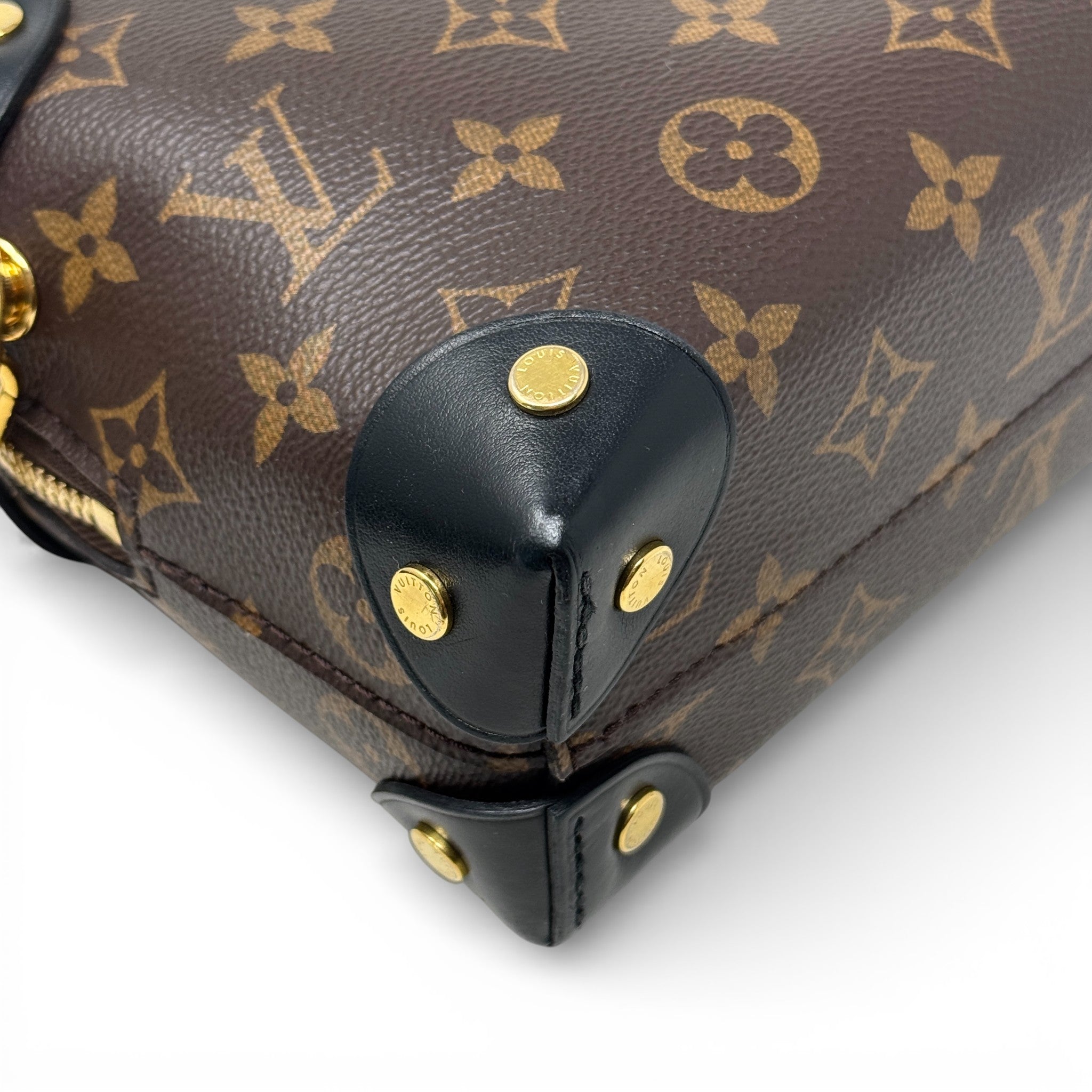Louis Vuitton Monogram Petite Malle Souple Bag