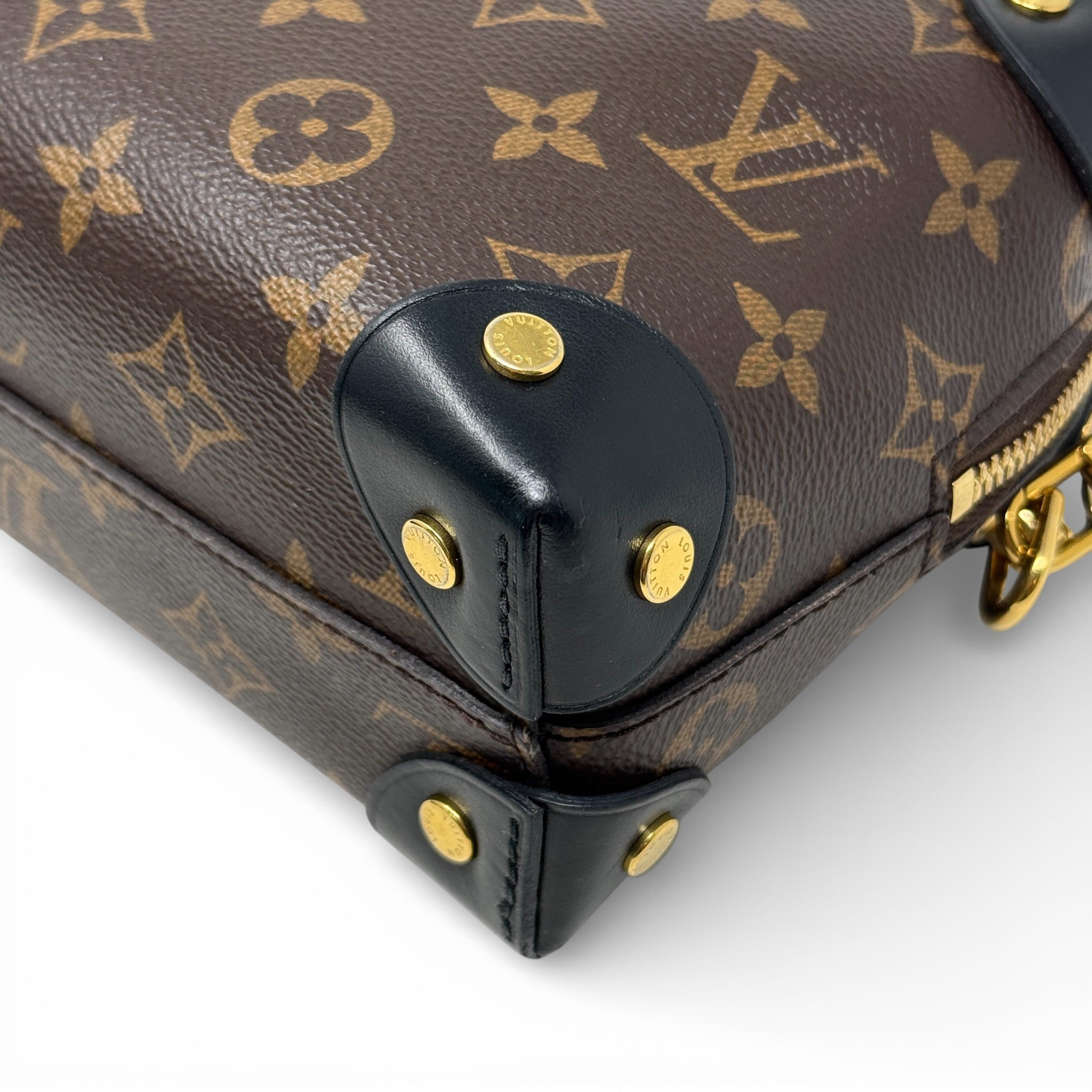 Louis Vuitton Monogram Petite Malle Souple Bag