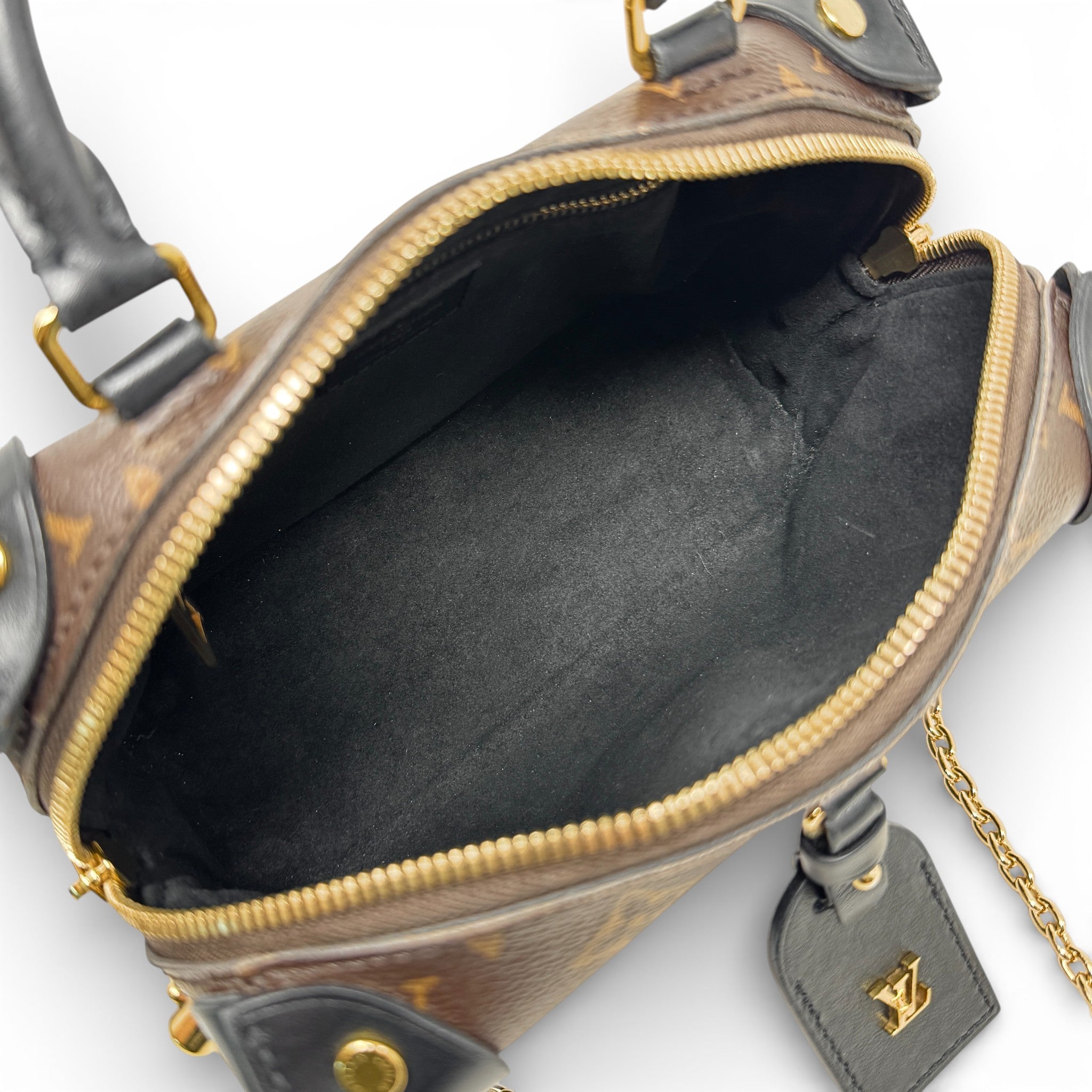 Louis Vuitton Monogram Petite Malle Souple Bag