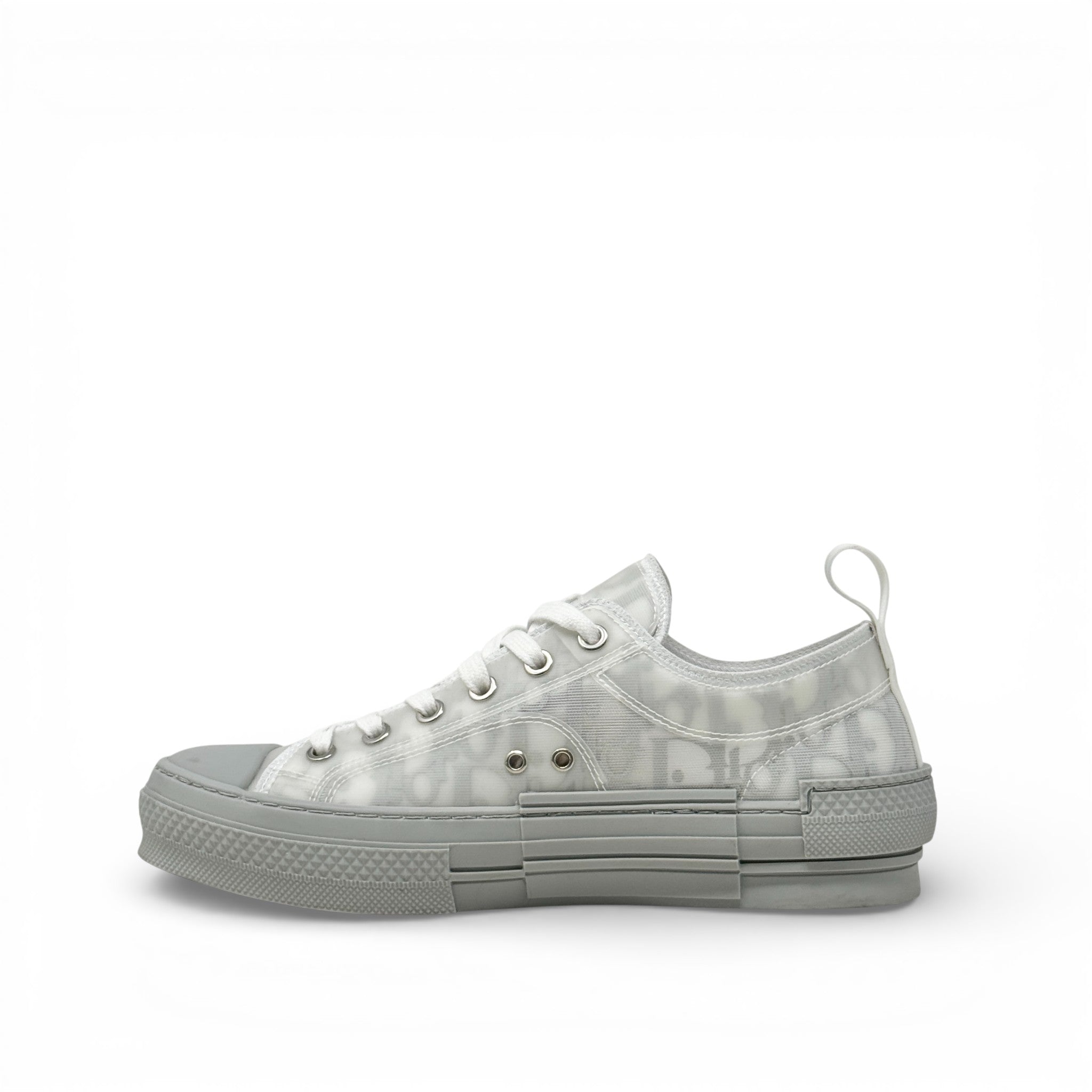 Dior White B23 Low Top Sneakers 37