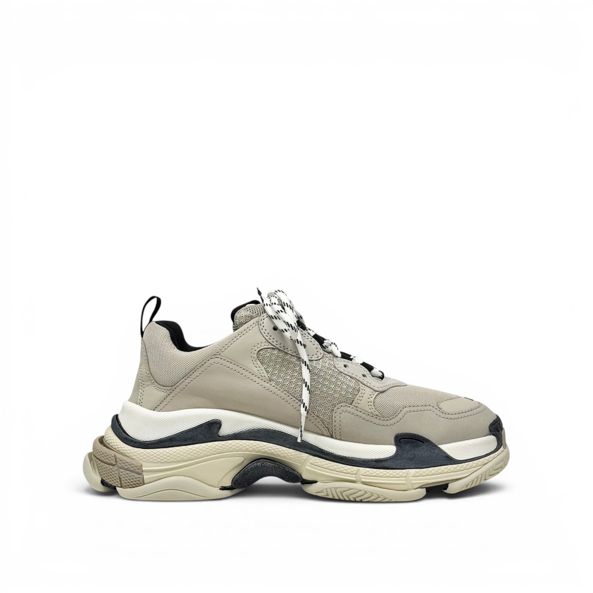 Balenciaga Beige Triple S Sneakers 43