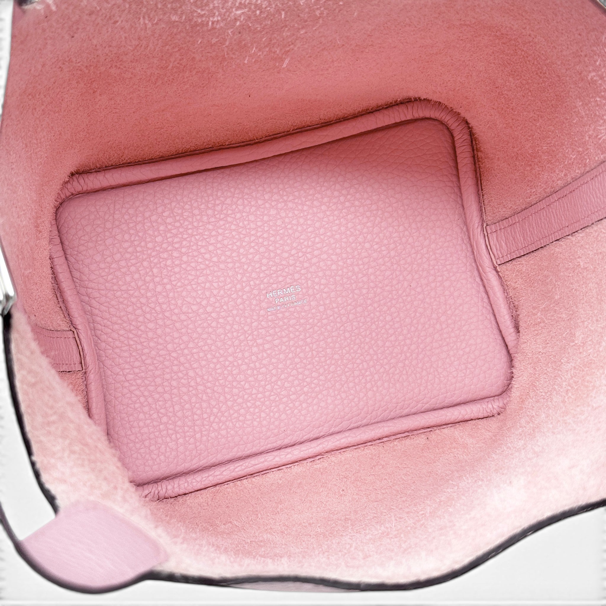 Hermes Rose Sakura Picotin 18