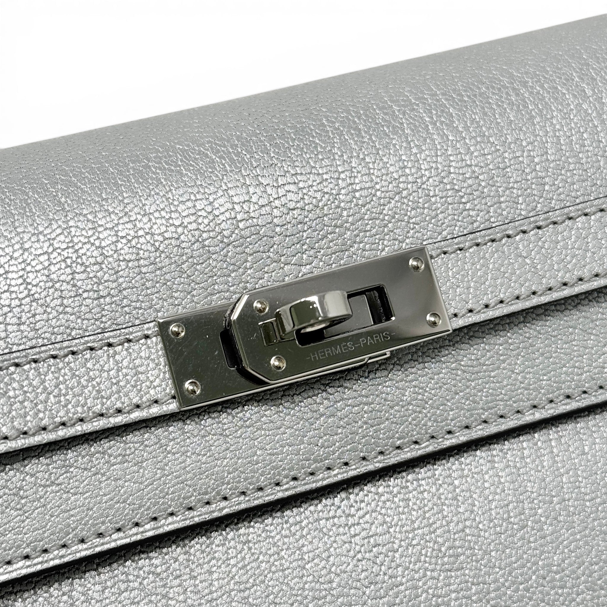 Hermes Silver Kelly On The Go