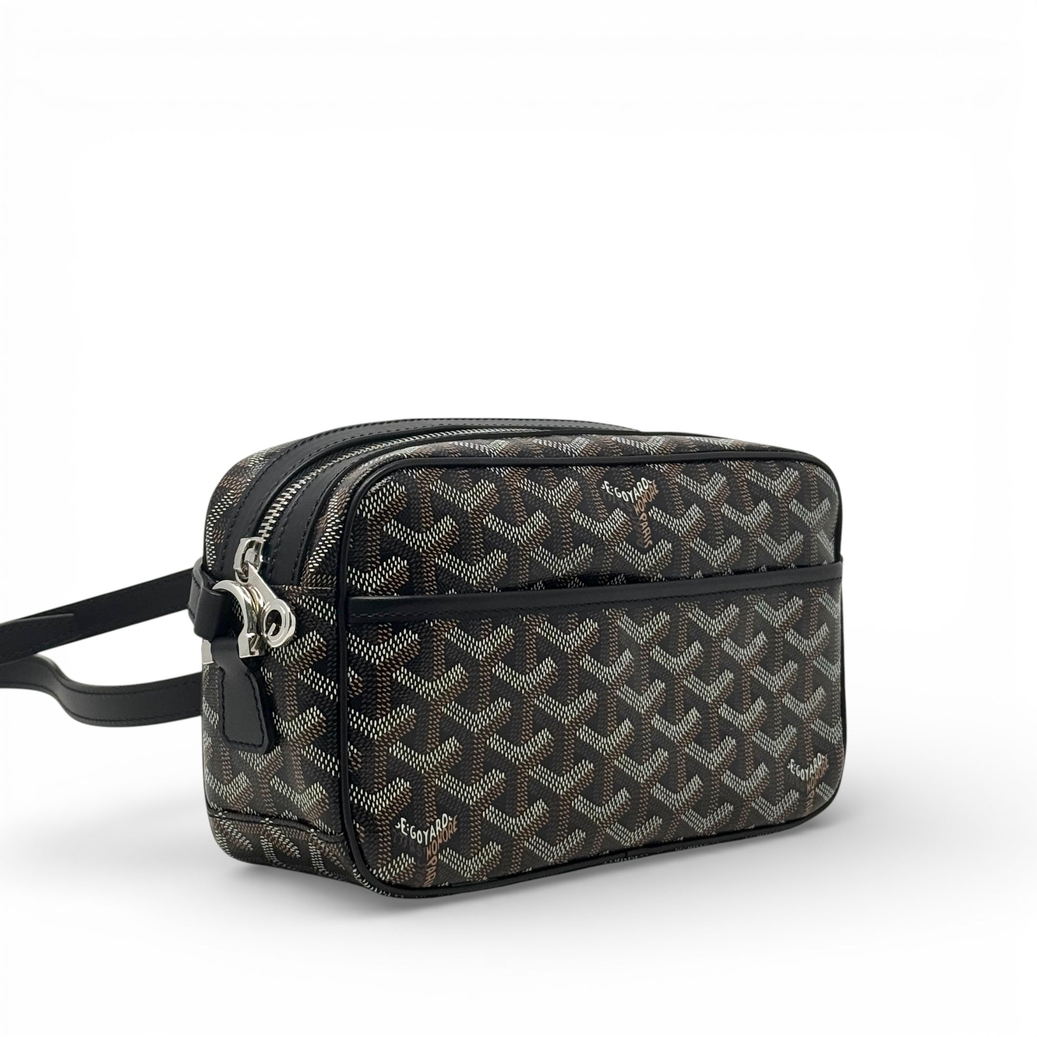 Goyard Black Goyardine Cap Vert Bag