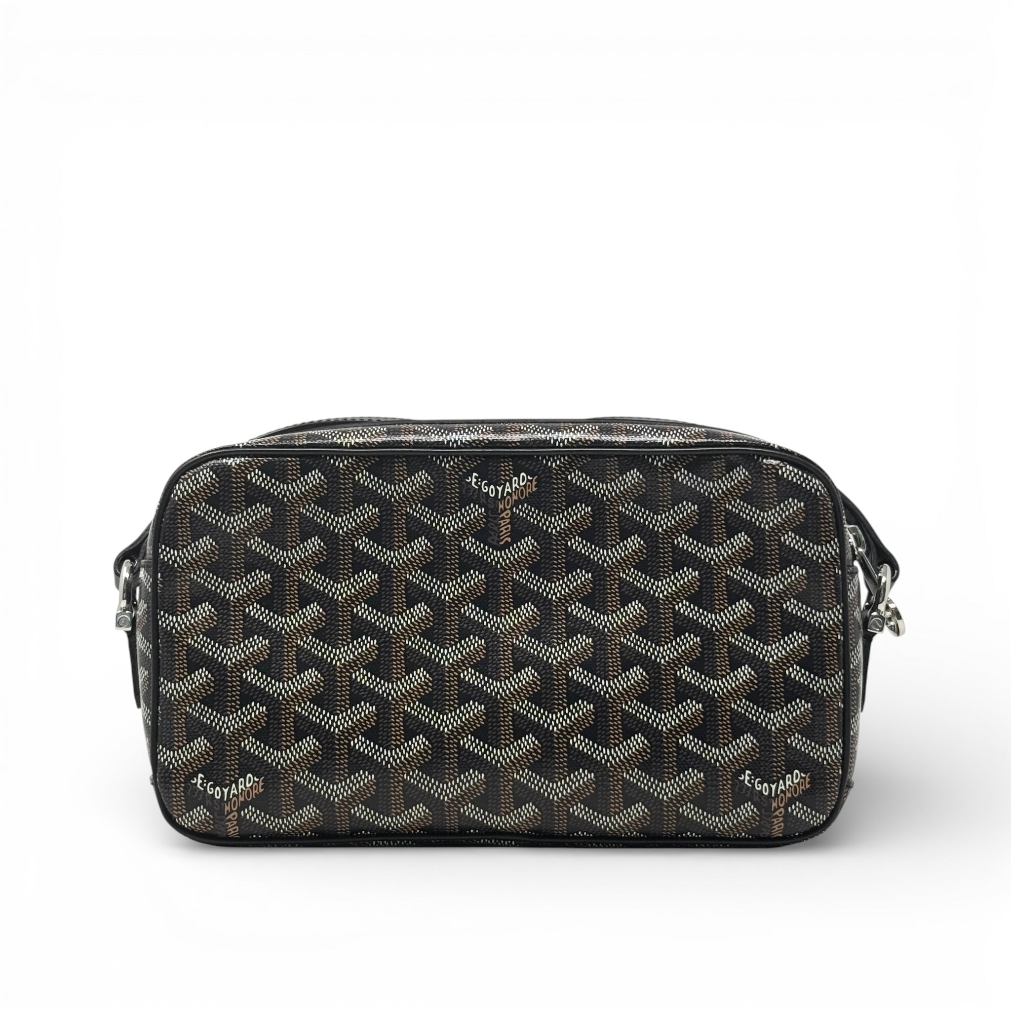Goyard Black Goyardine Cap Vert Bag
