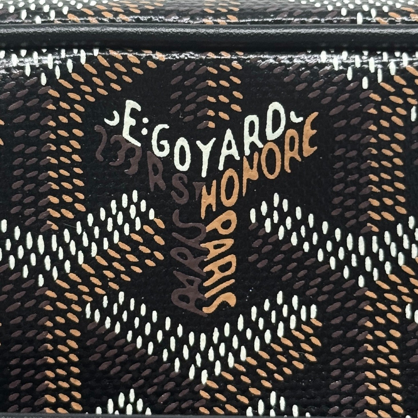 Goyard Black Goyardine Cap Vert Bag