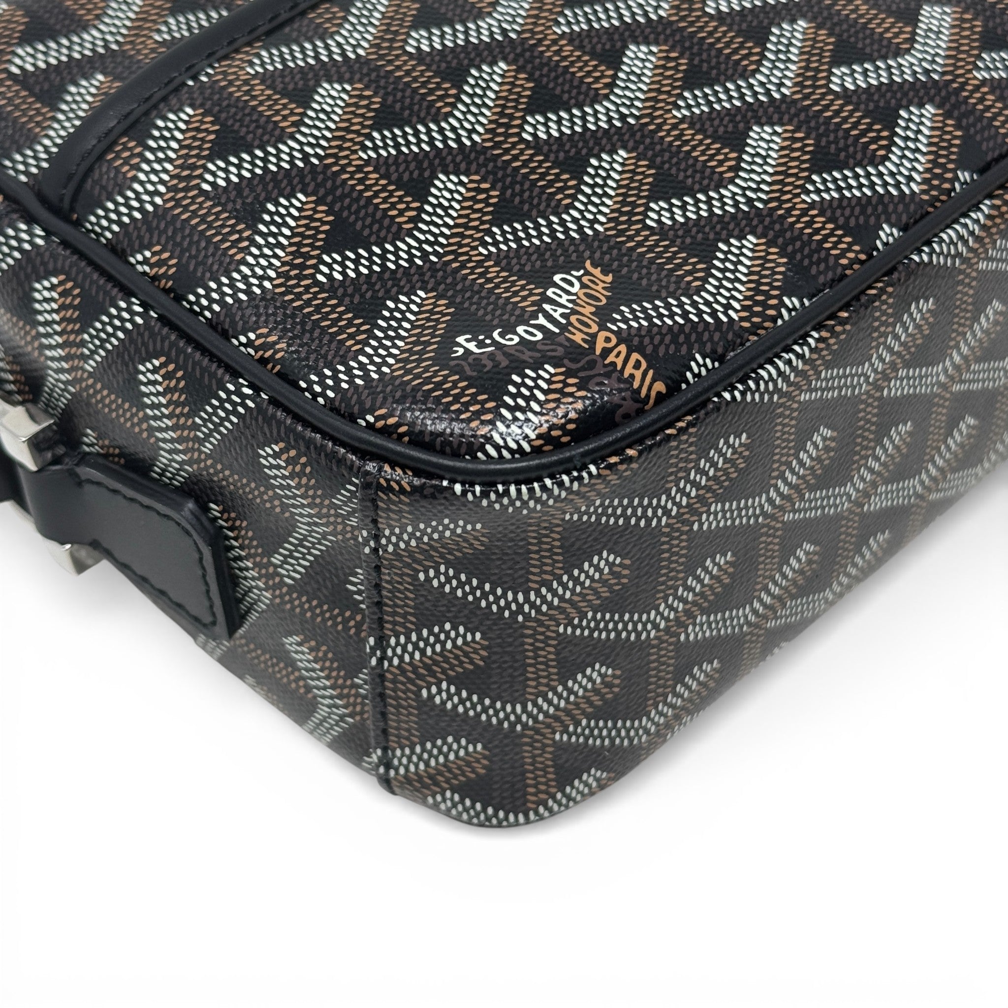 Goyard Black Goyardine Cap Vert Bag