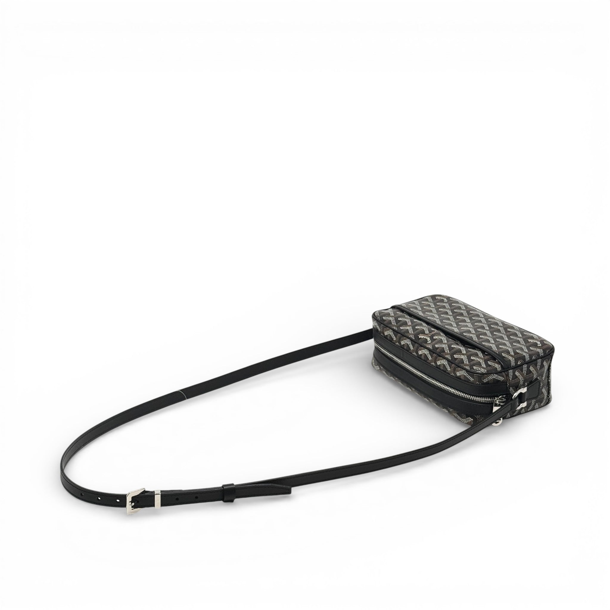 Goyard Black Goyardine Cap Vert Bag