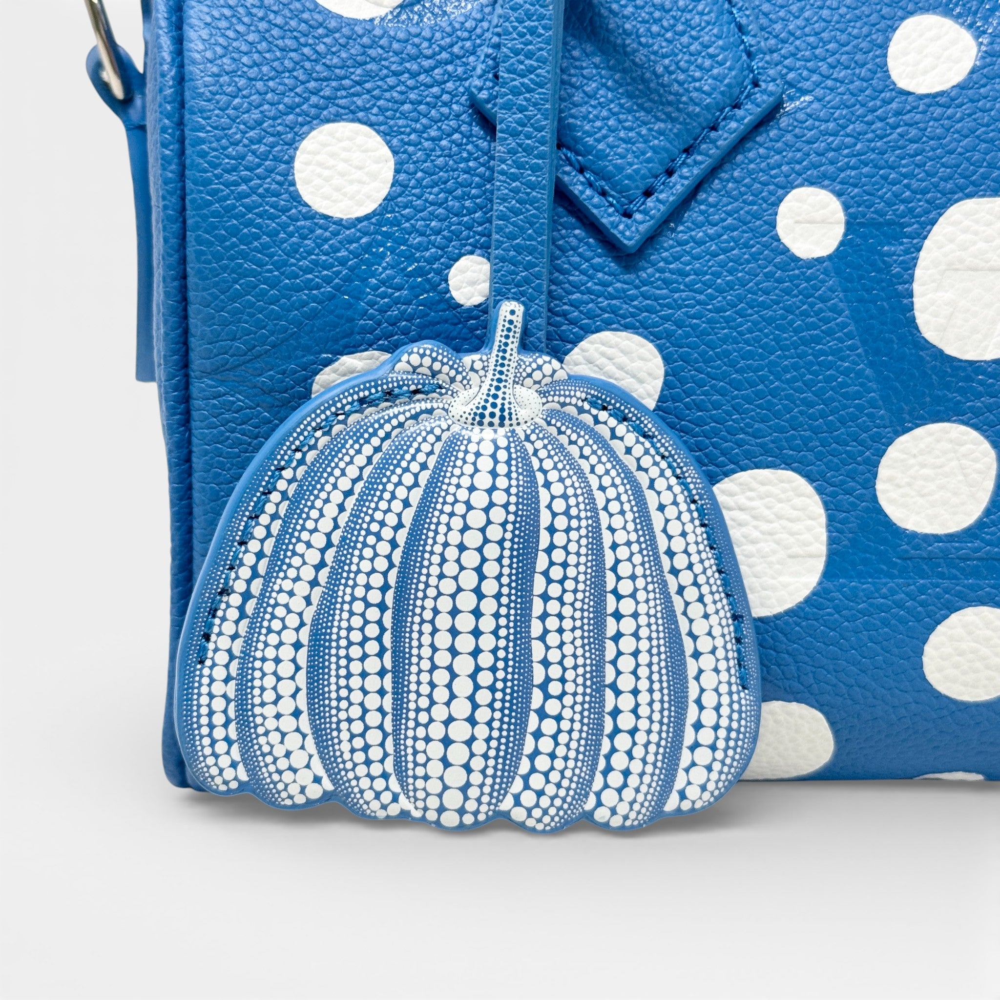 Louis Vuitton Blue Polka Dot Yayoi Kusama Speedy Bandoulière 20