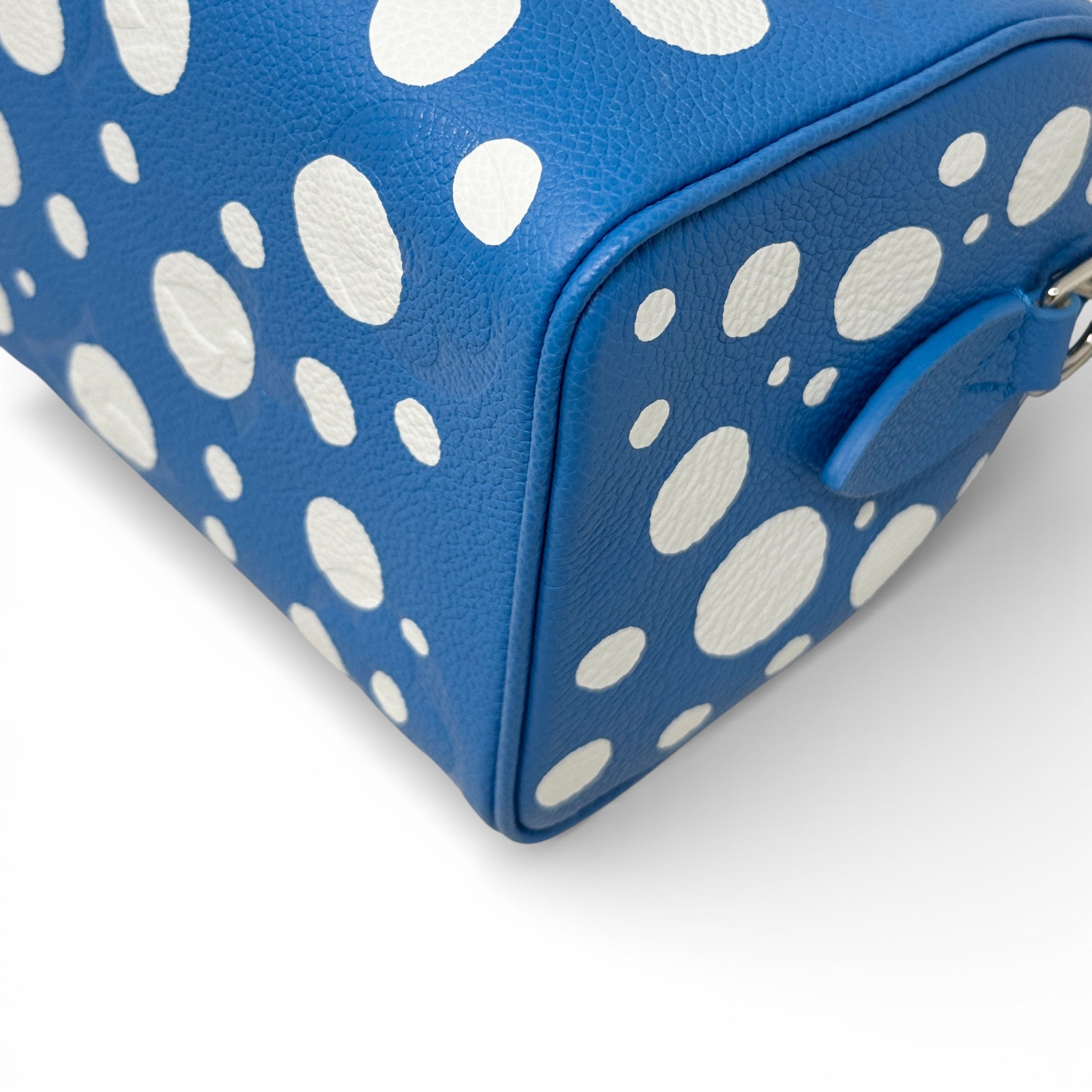 Louis Vuitton Blue Polka Dot Yayoi Kusama Speedy Bandoulière 20