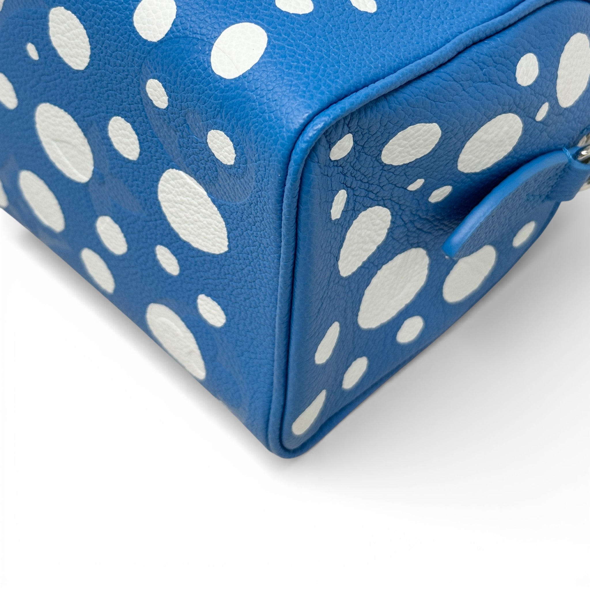 Louis Vuitton Blue Polka Dot Yayoi Kusama Speedy Bandoulière 20