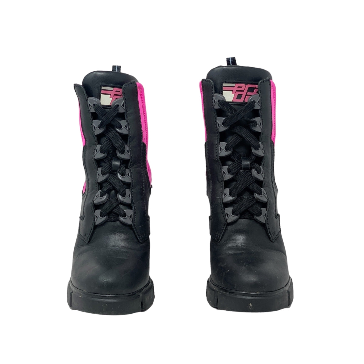 Prada Black Calfskin Ankle Boots 37