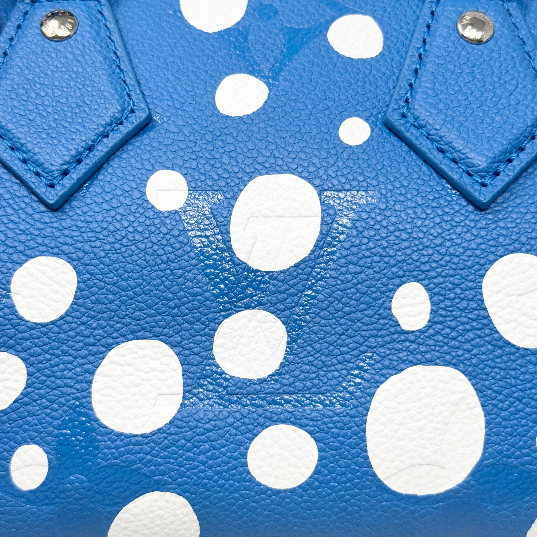 Louis Vuitton Blue Polka Dot Yayoi Kusama Speedy Bandoulière 20