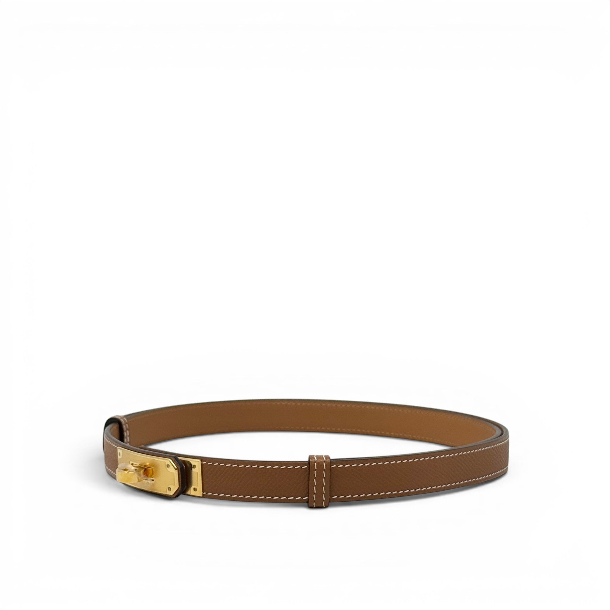 Hermes Gold Epsom Kelly 18 Belt