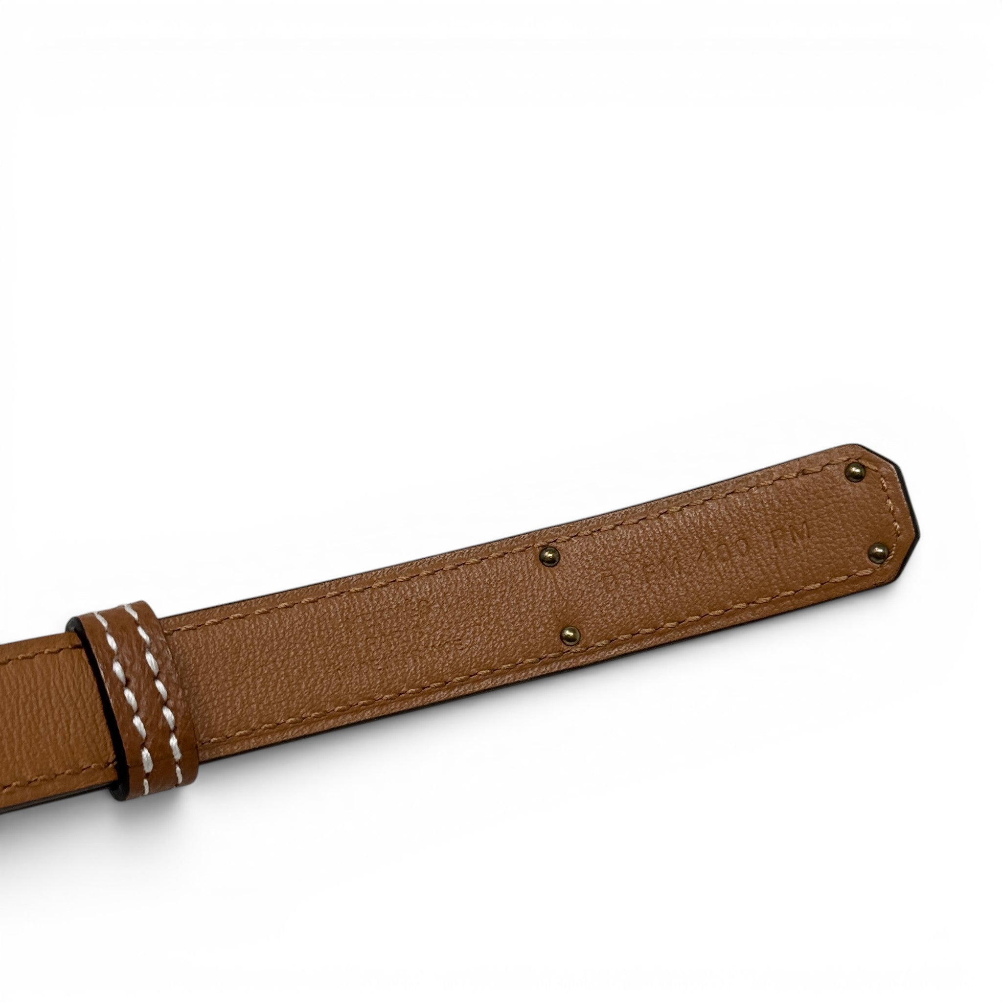 Hermes Gold Epsom Kelly 18 Belt