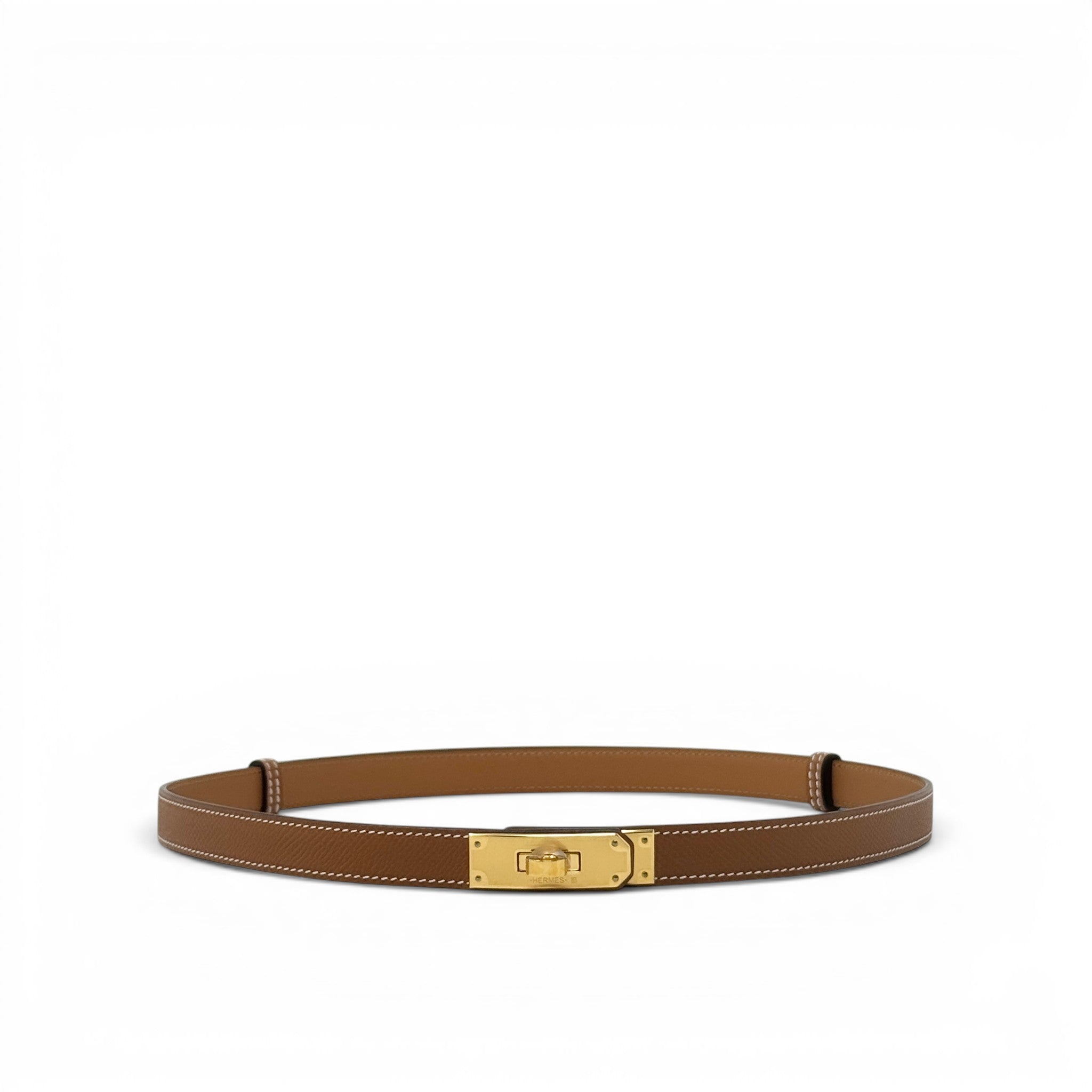 Hermes Gold Epsom Kelly 18 Belt
