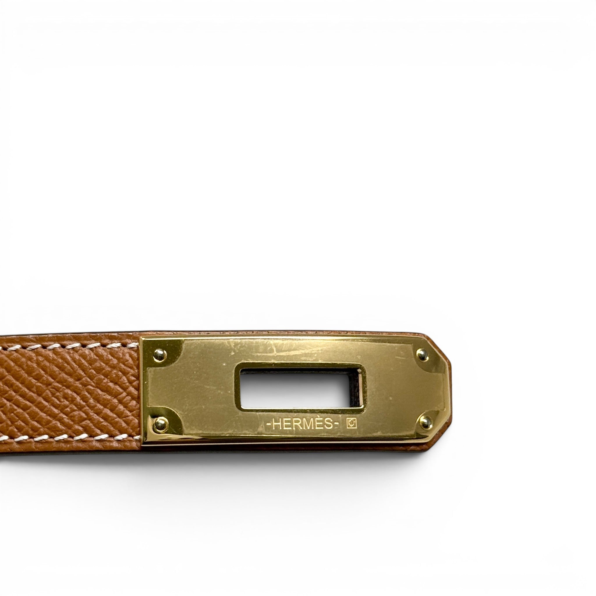 Hermes Gold Epsom Kelly 18 Belt