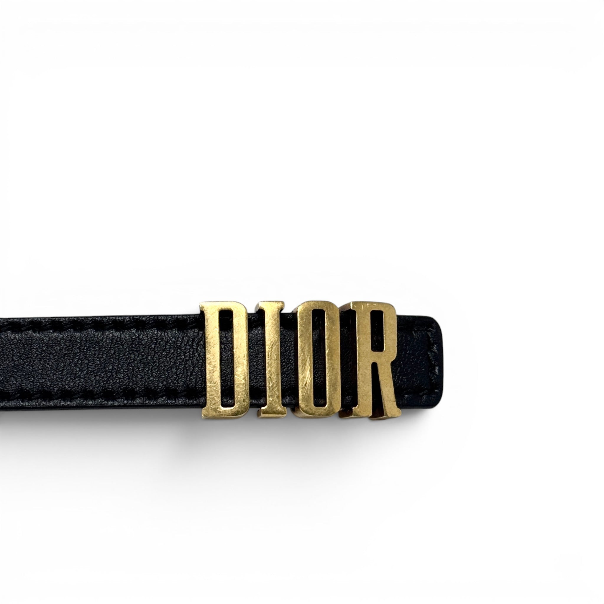 Dior Black D-Fence Belt 85