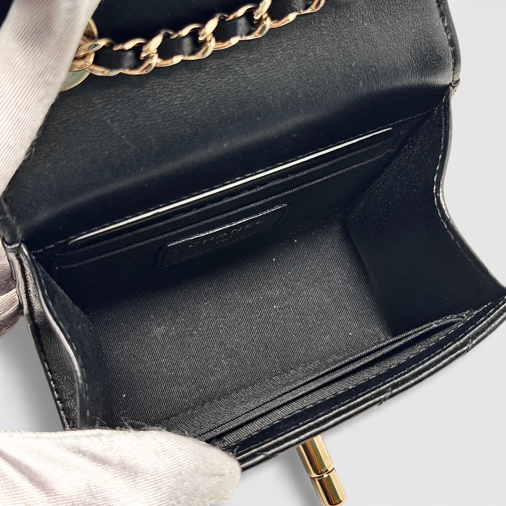 Chanel Black Micro Trendy CC Flap