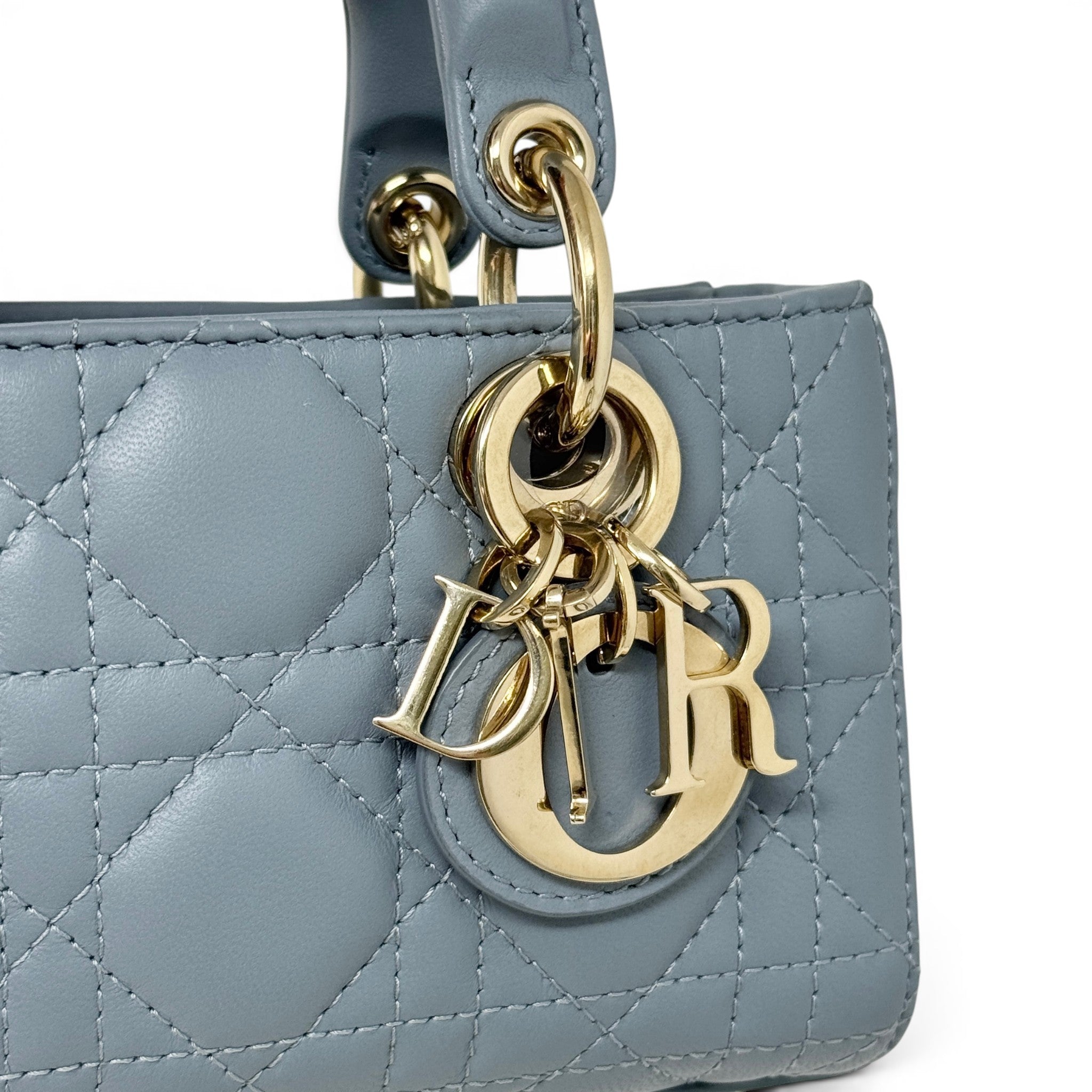 Dior Grey Micro Lady D-Joy Bag
