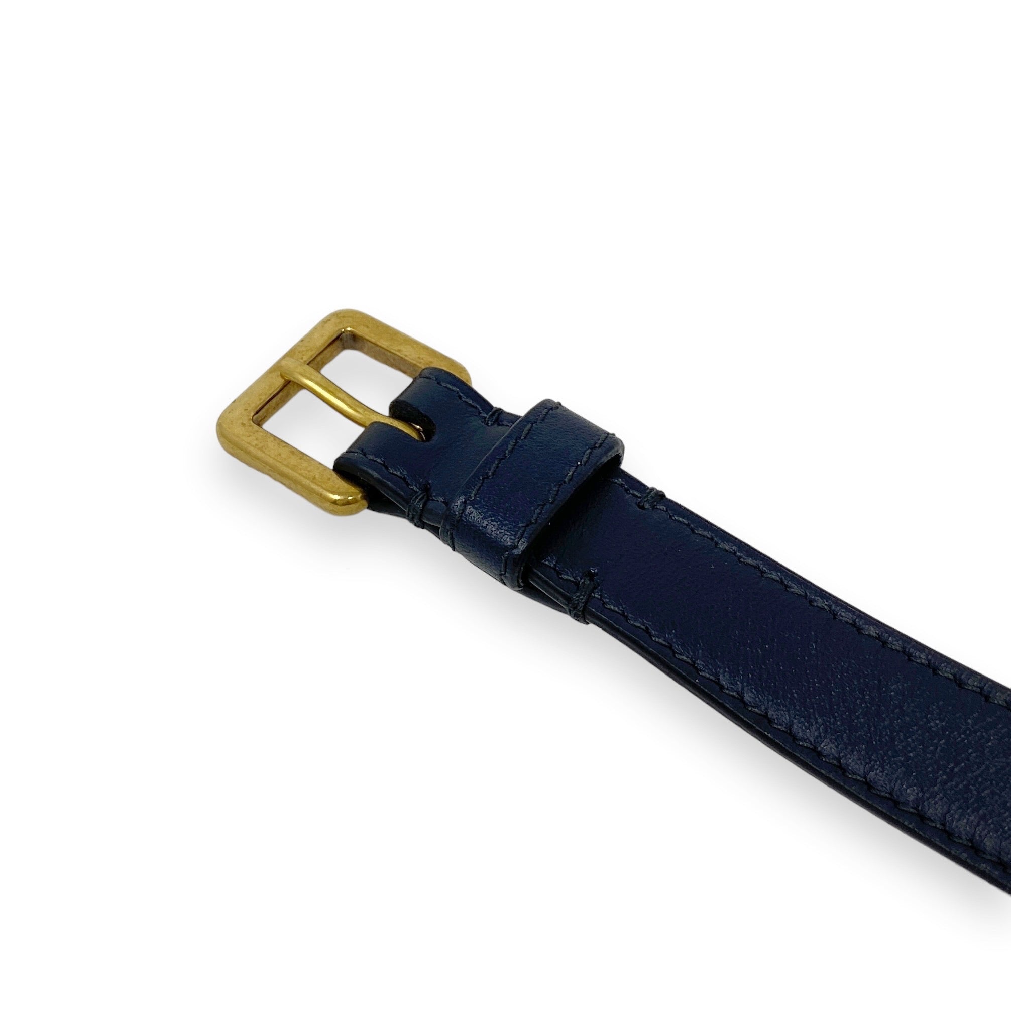 Dior Blue Oblique Saddle Belt Pouch