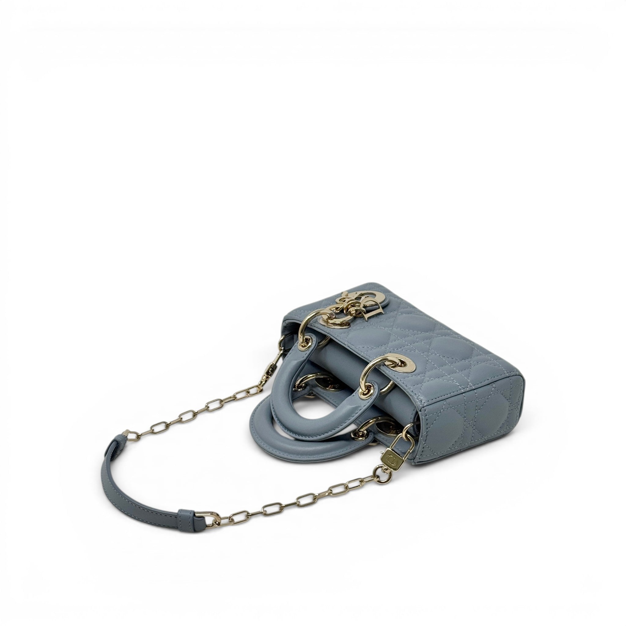 Dior Grey Micro Lady D-Joy Bag