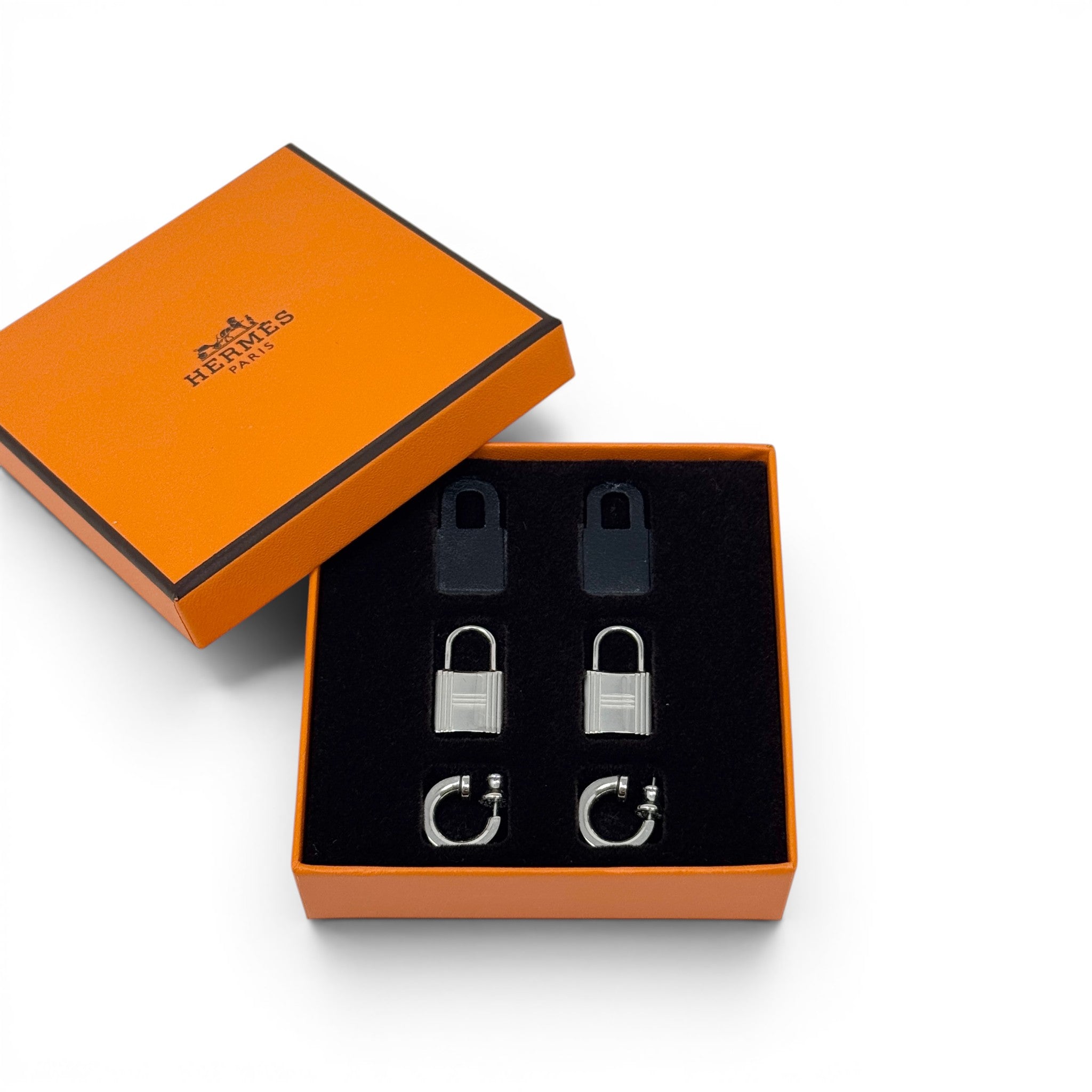 Hermes Noir O’Kelly Earrings