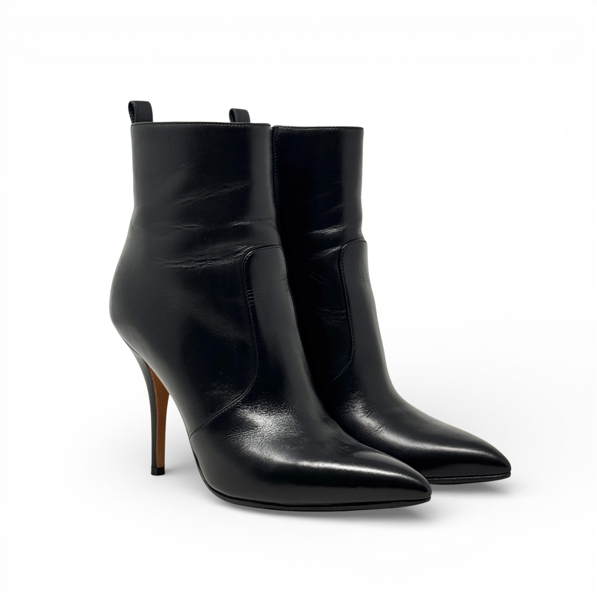 Valentino Black Garavani Rockstud Ankle Boots 37