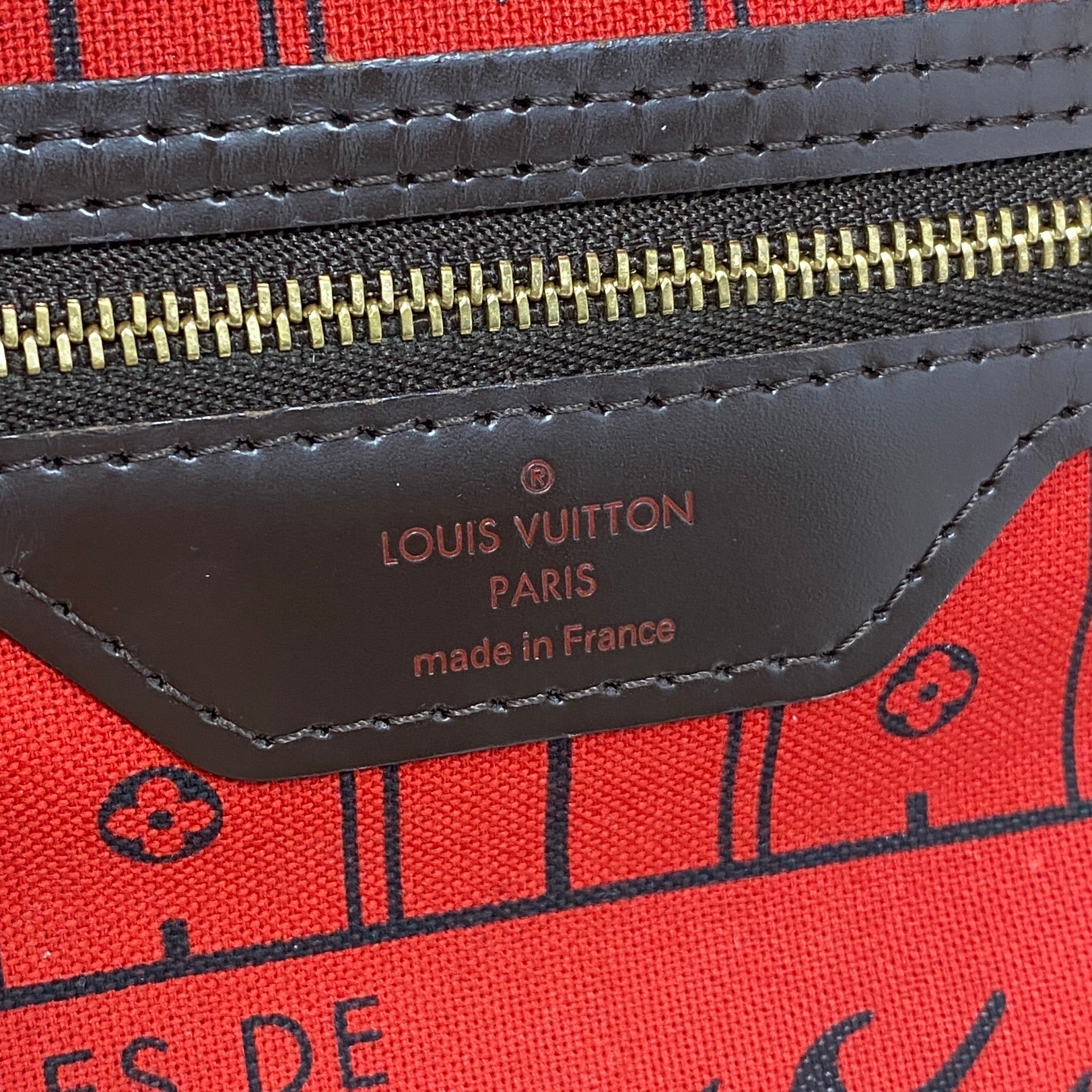 Louis Vuitton Damier Ebene Neverfull MM