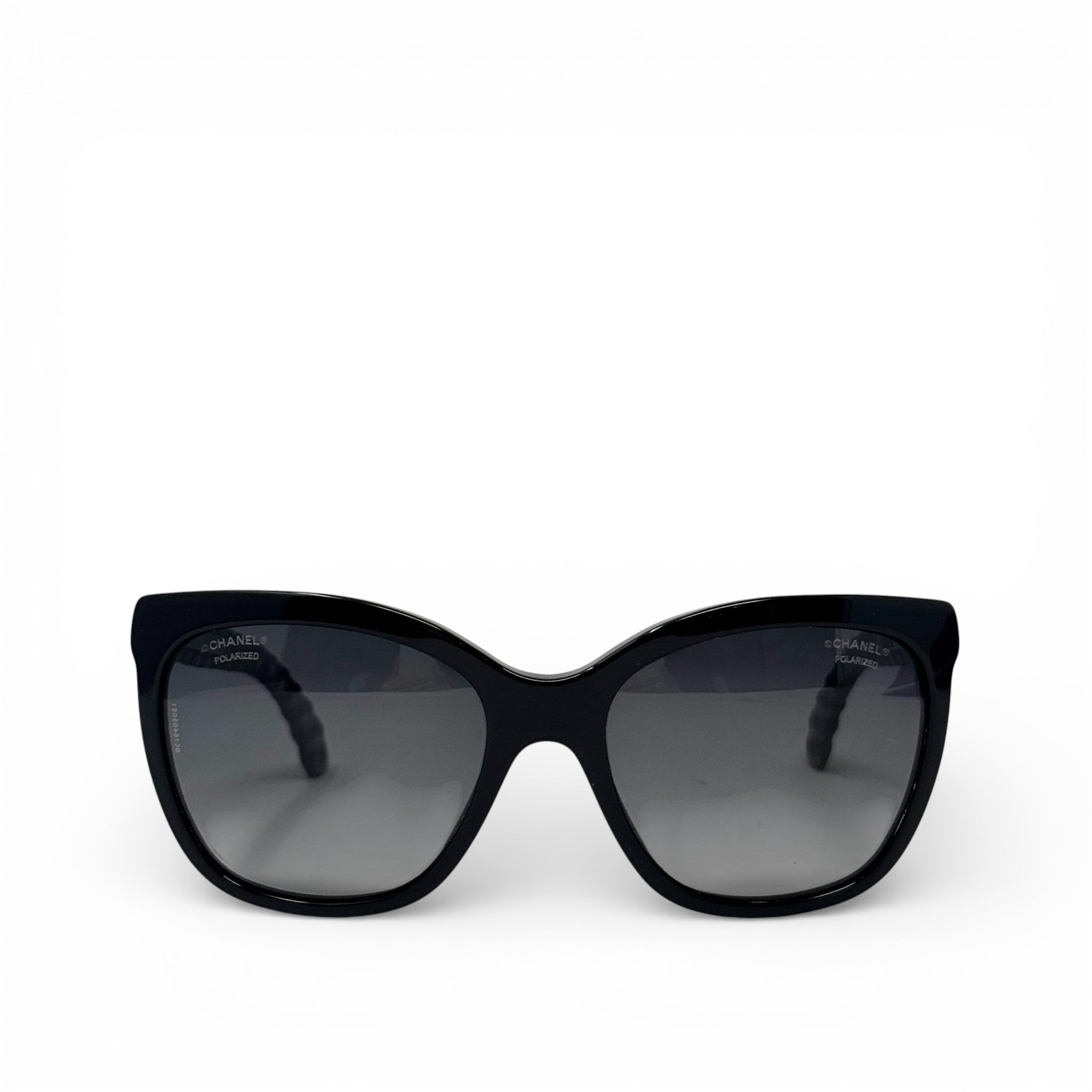 Chanel Black CC Logo Polarized Sunglasses 5288-Q
