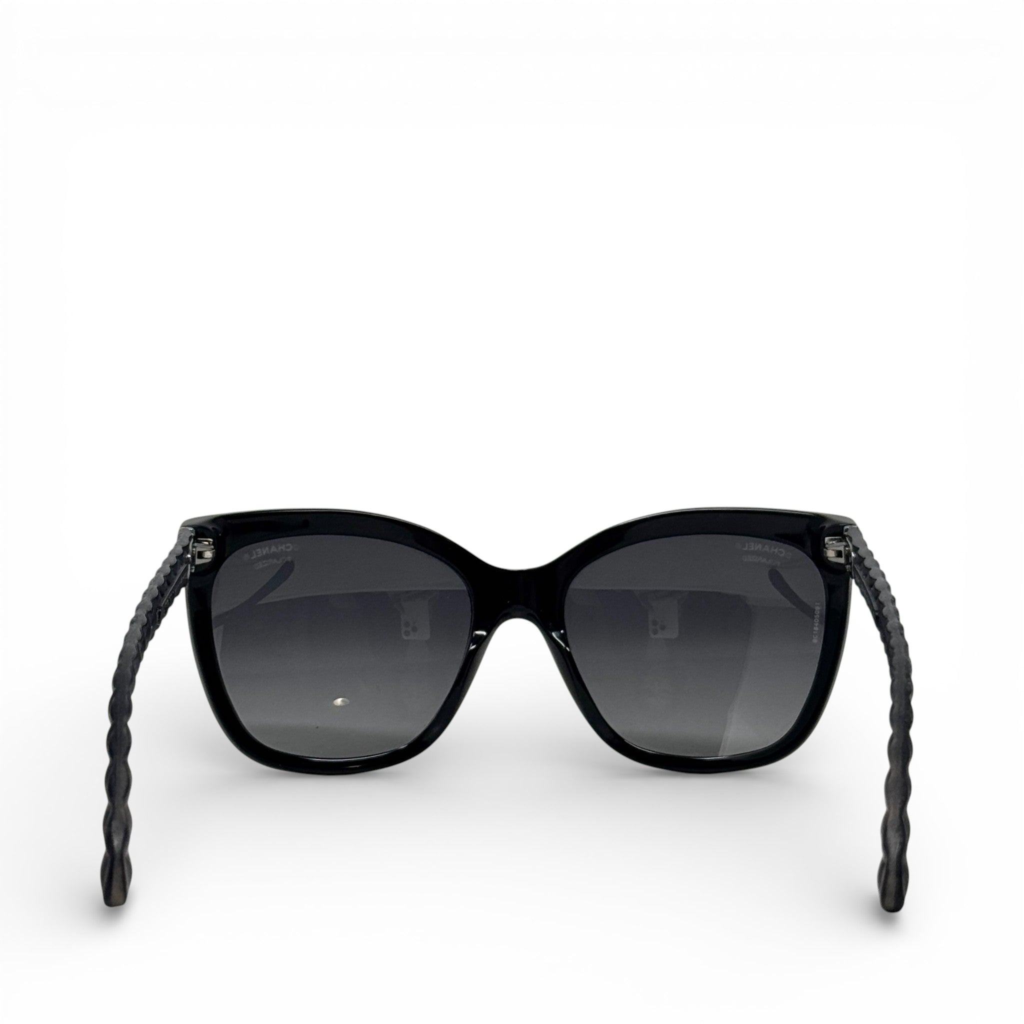 Chanel Black CC Logo Polarized Sunglasses 5288-Q