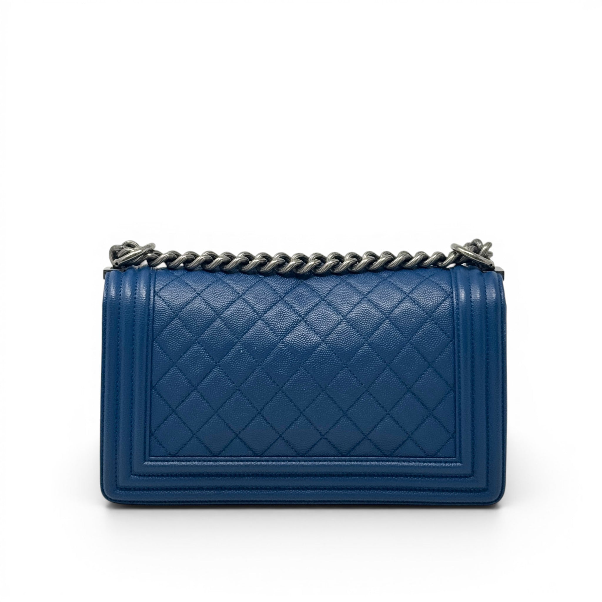 Chanel Blue Medium Boy Bag