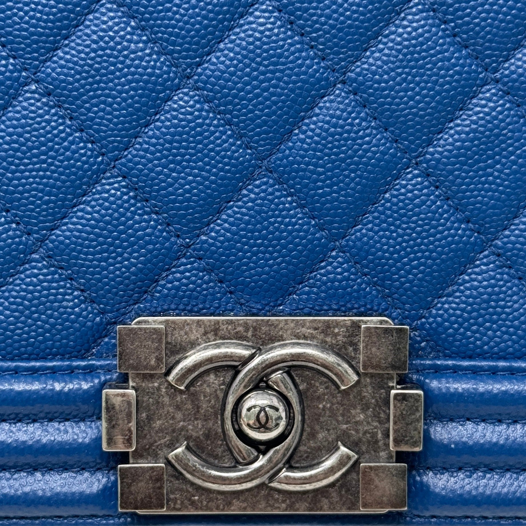 Chanel Blue Medium Boy Bag