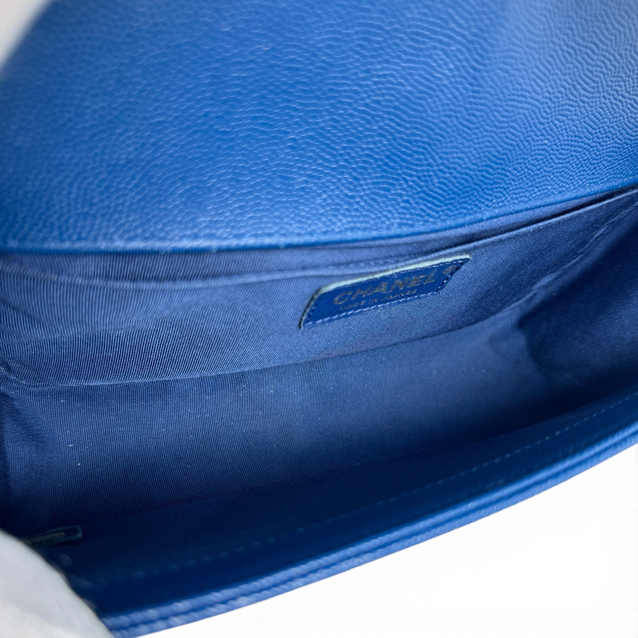 Chanel Blue Medium Boy Bag