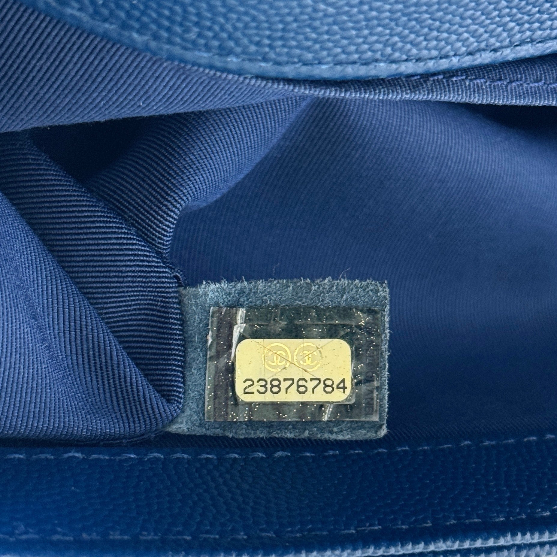 Chanel Blue Medium Boy Bag